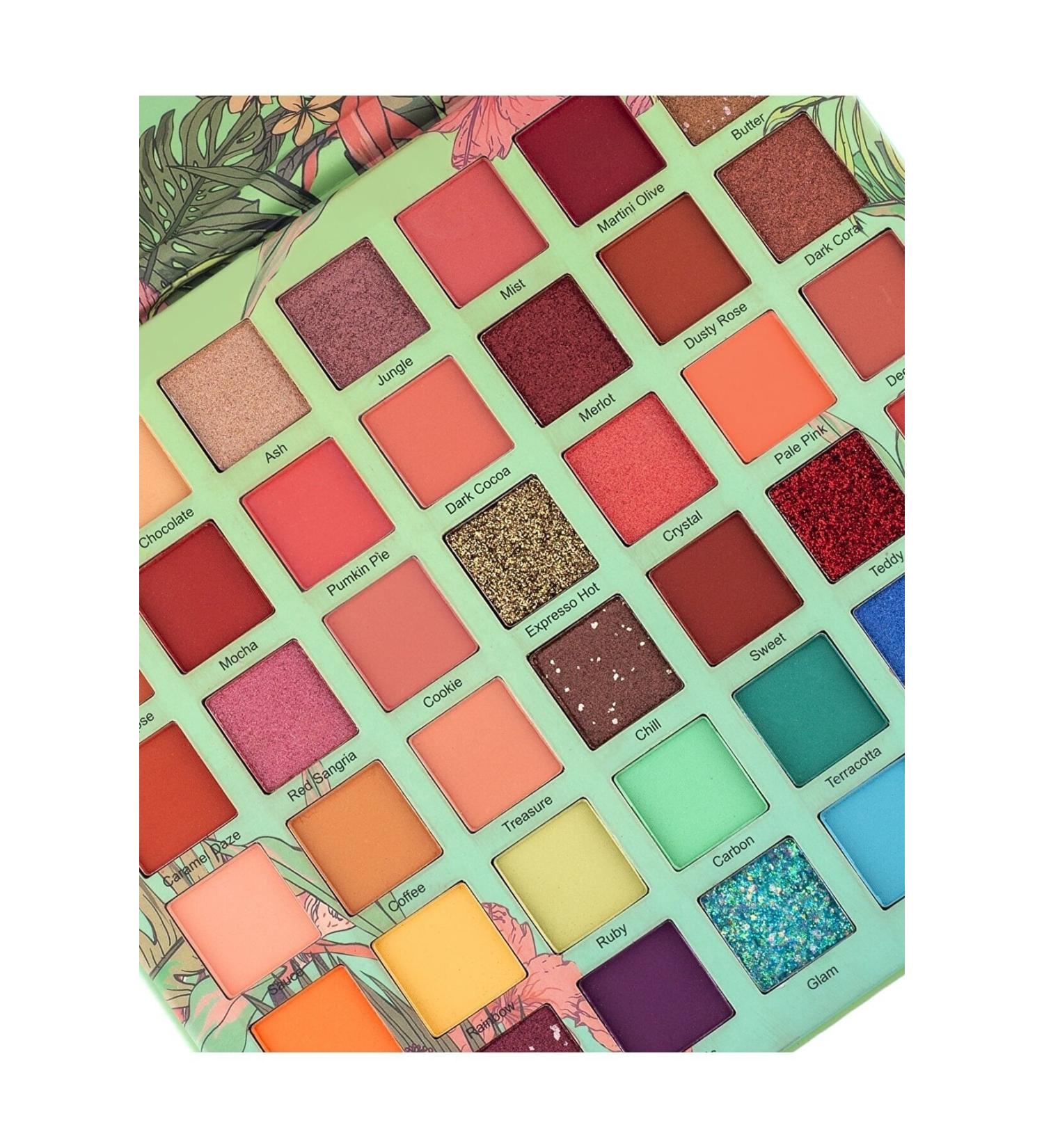 LUUA Flamingo Holiday 42 Color Eyeshadow Palette