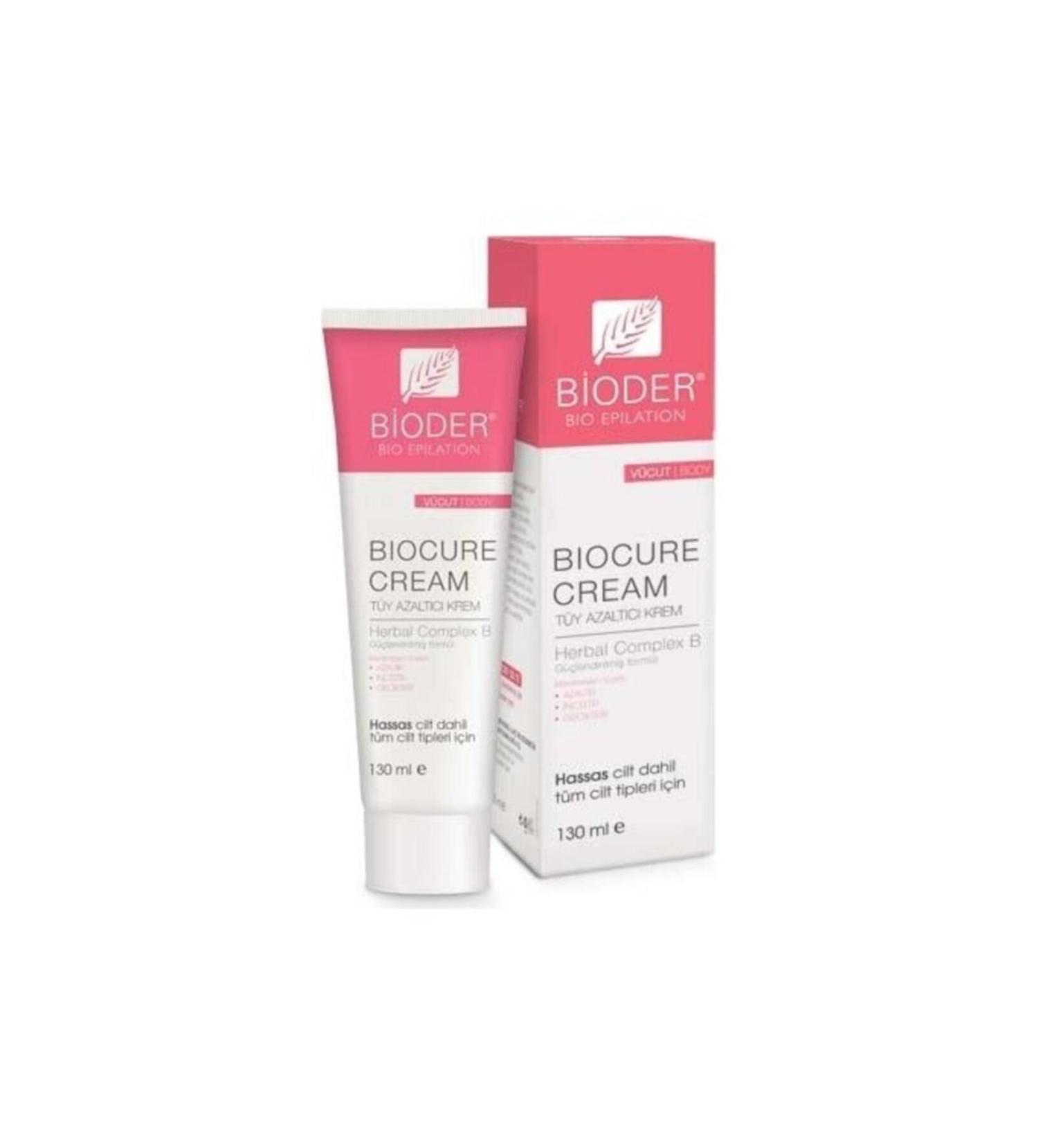 Bioder Biocure Cream 130 ml Hair Reducing Cream