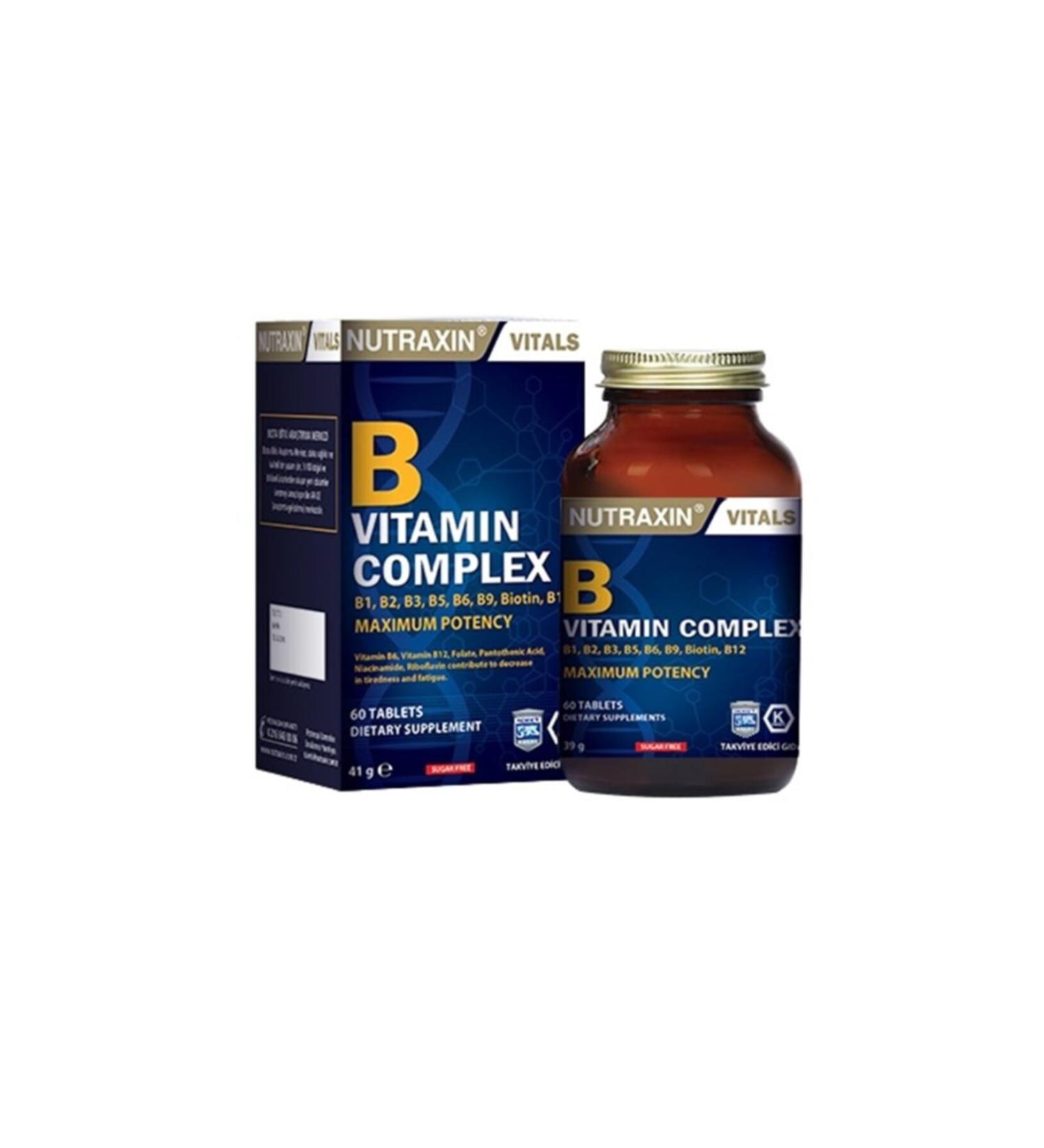 Nutraxin B Vitamin Complex / B Vitamin Complex 60