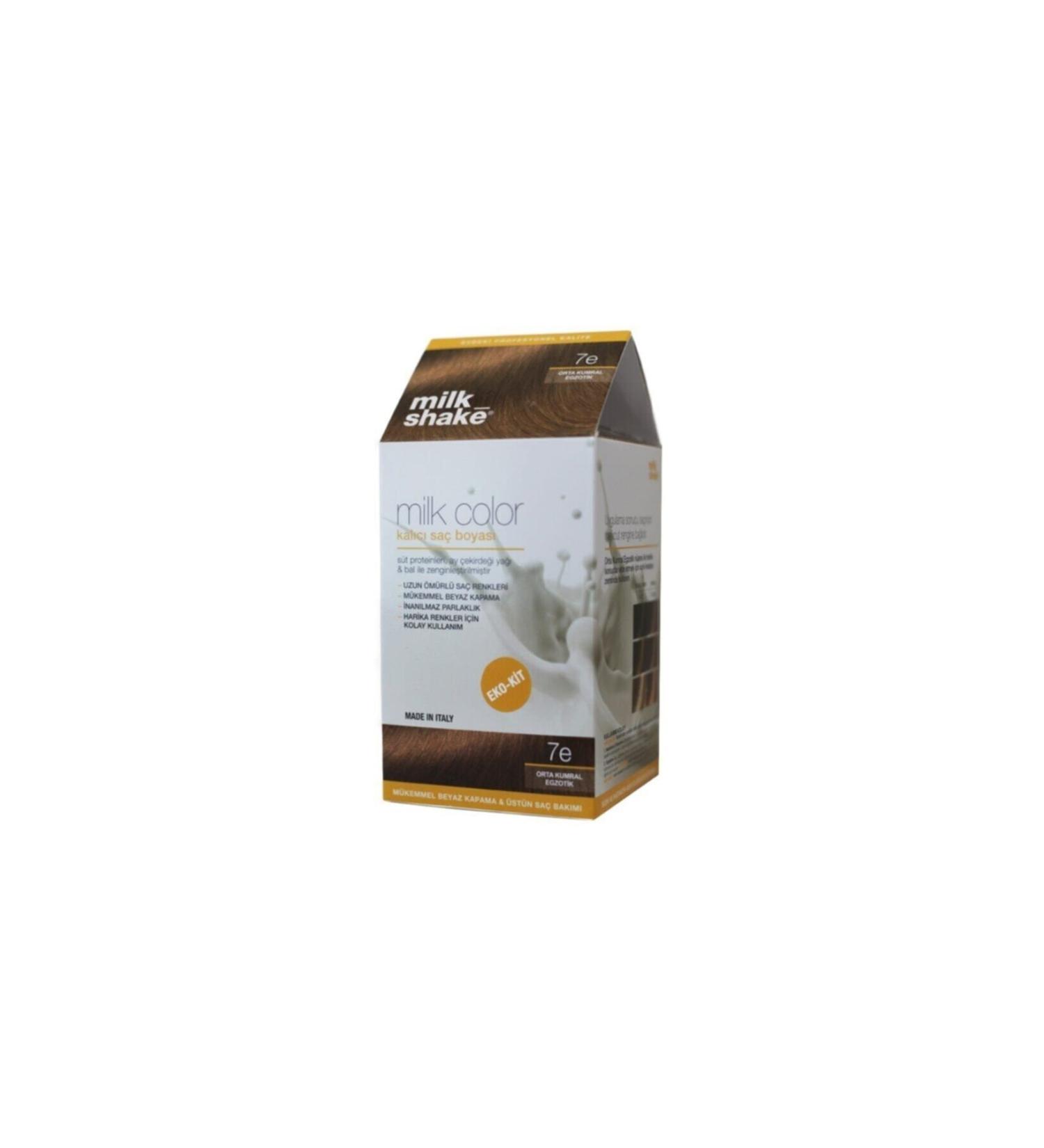 Milkshake Milk Shake Eco Kit 7e Medium Blonde Exotic Hair Dye (Without Foam)