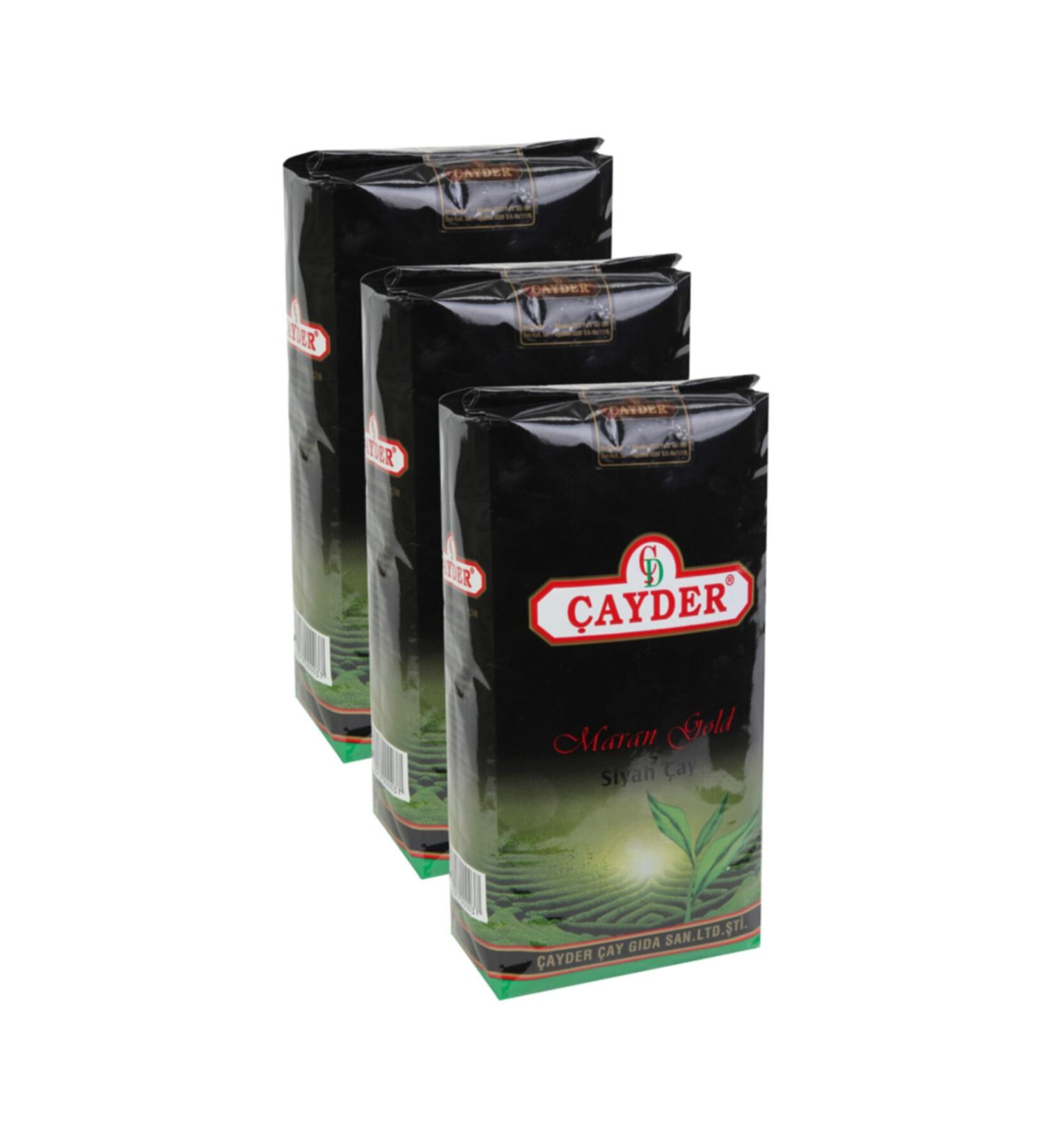 AYDER Gold 1kg X 3pcs Black Loose Tea
