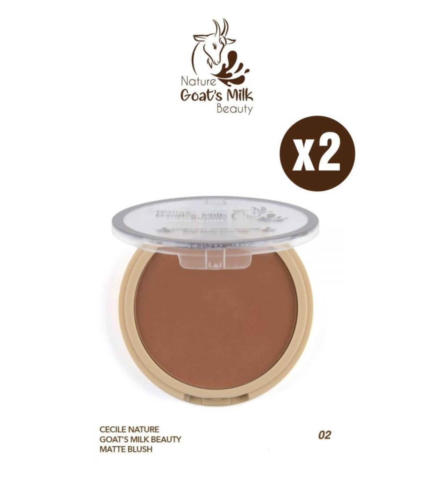 Cecile Goat Milk Matte Blush 02 Set of Two