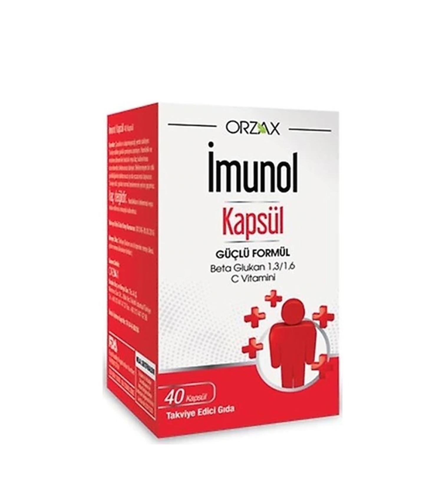 Ocean Orzax Orzax Imunol 40 Capsules