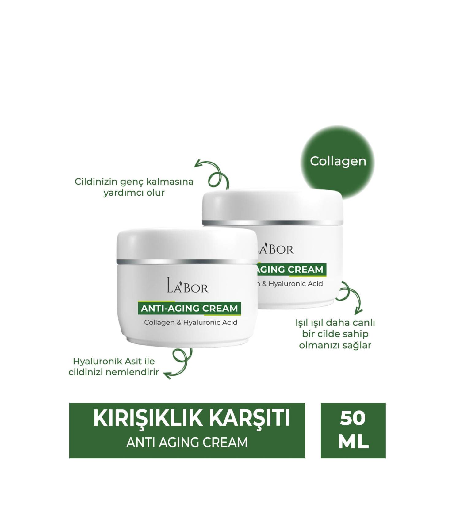 LABOR Anti-aging Botox Cream 50+50 ml 2 Pieces - Buy Online on GoSupps.com