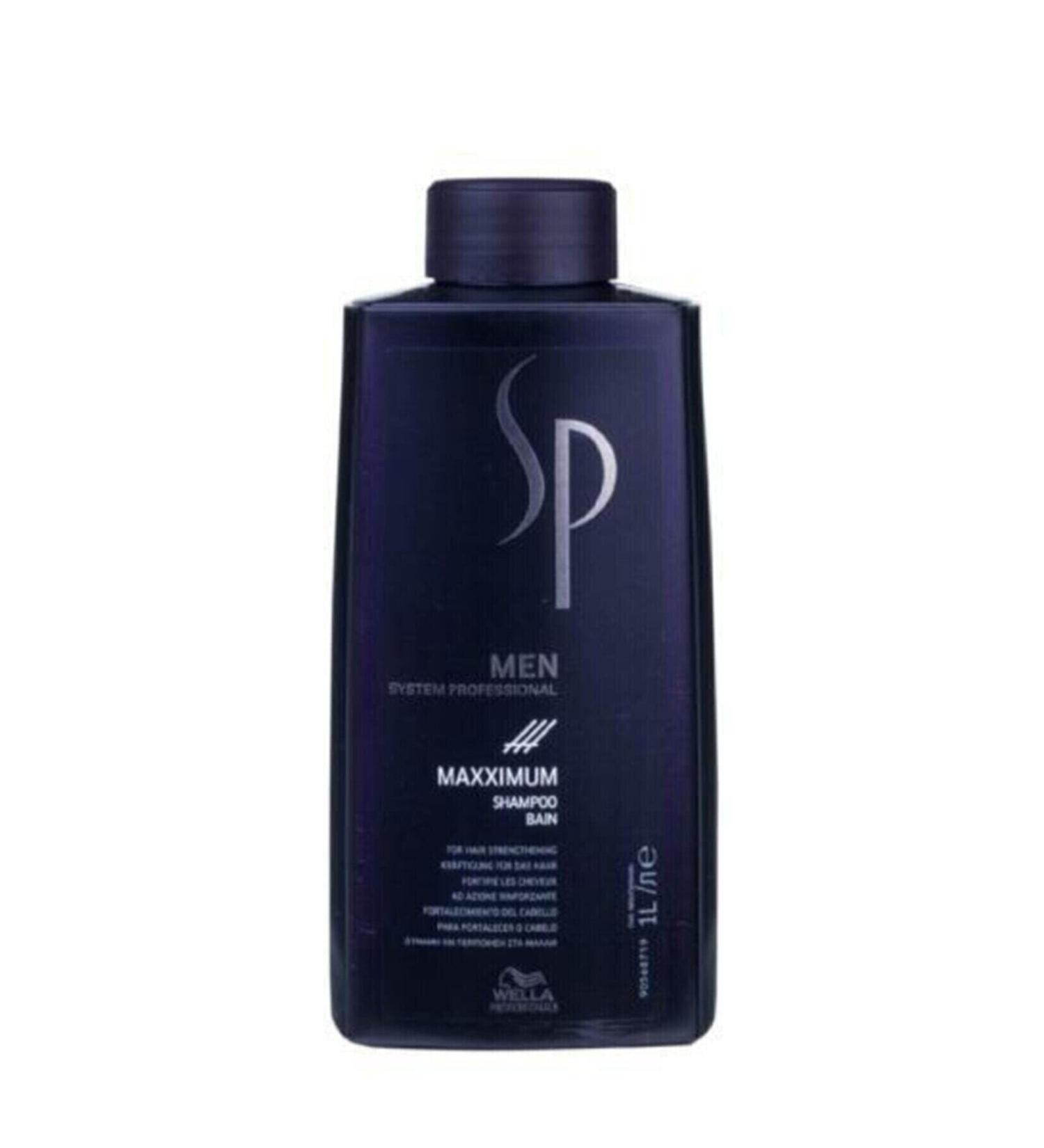 Wella Sp Men Maximum Anti-Hair Loss Shampoo 1000 Ml.