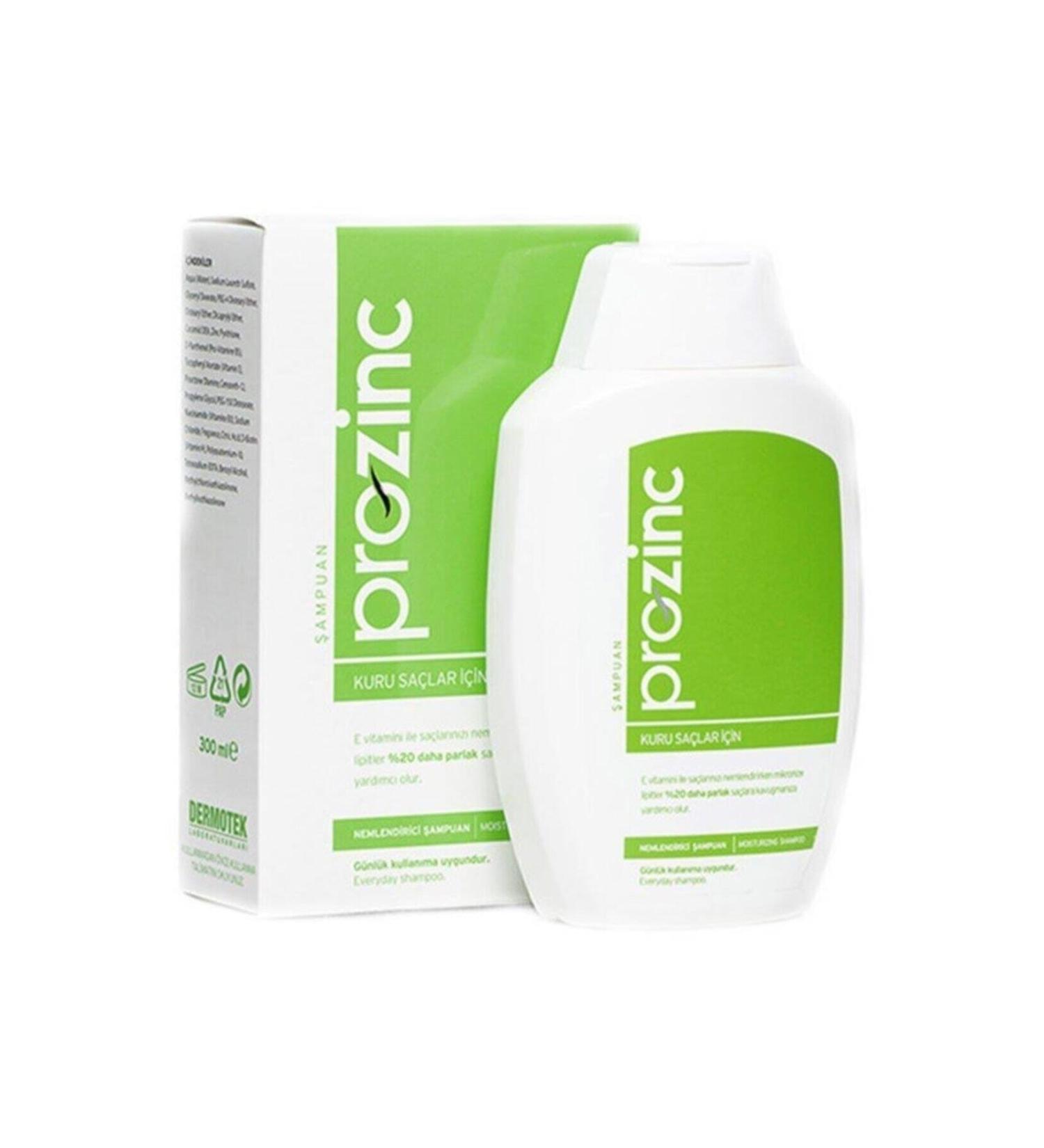 Dermozinc Prozinc Moisturizing Shampoo for Dry Hair 300ml