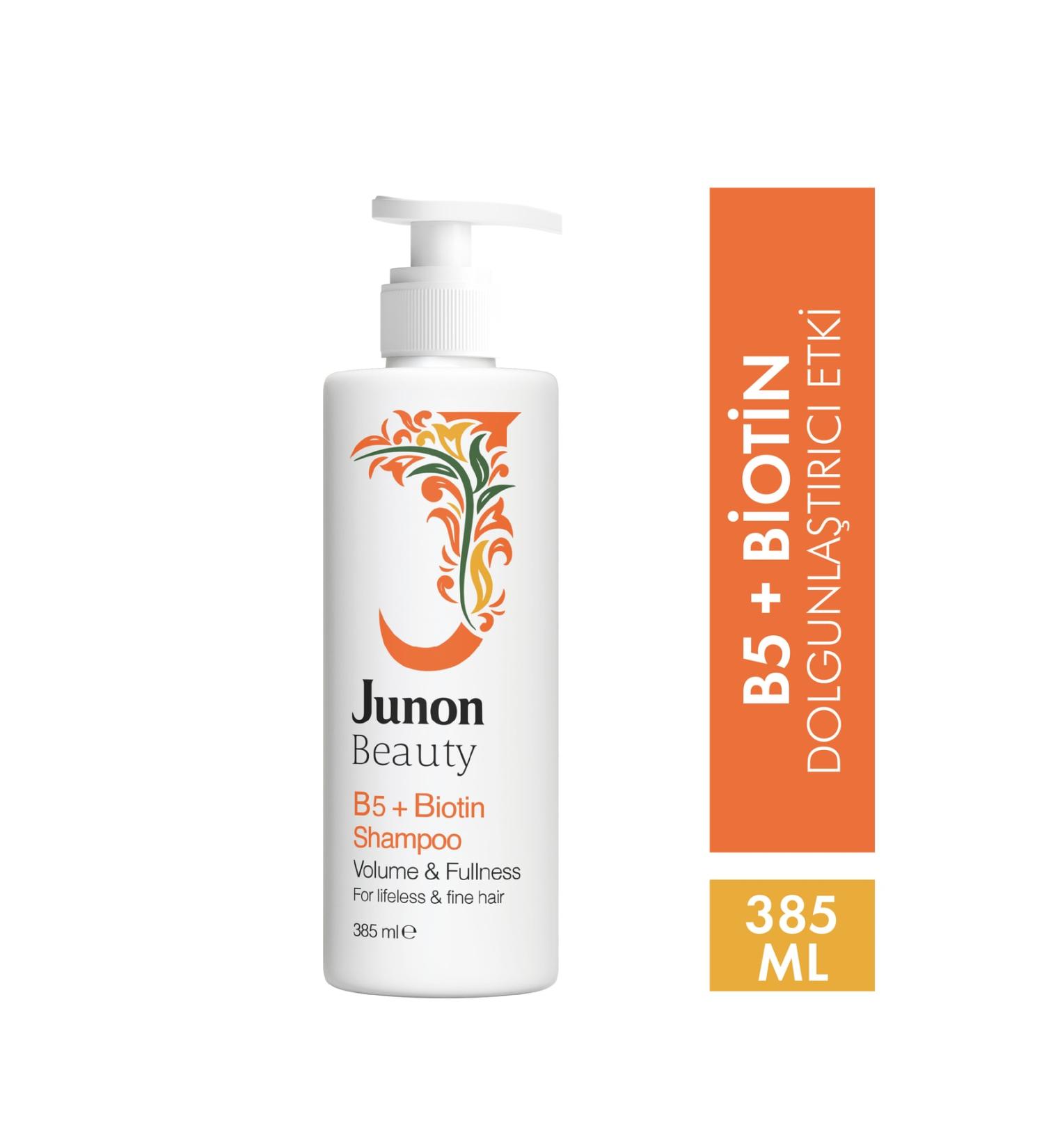 Junon Beauty Vitamin B5 + Biotin Plumping Shampoo