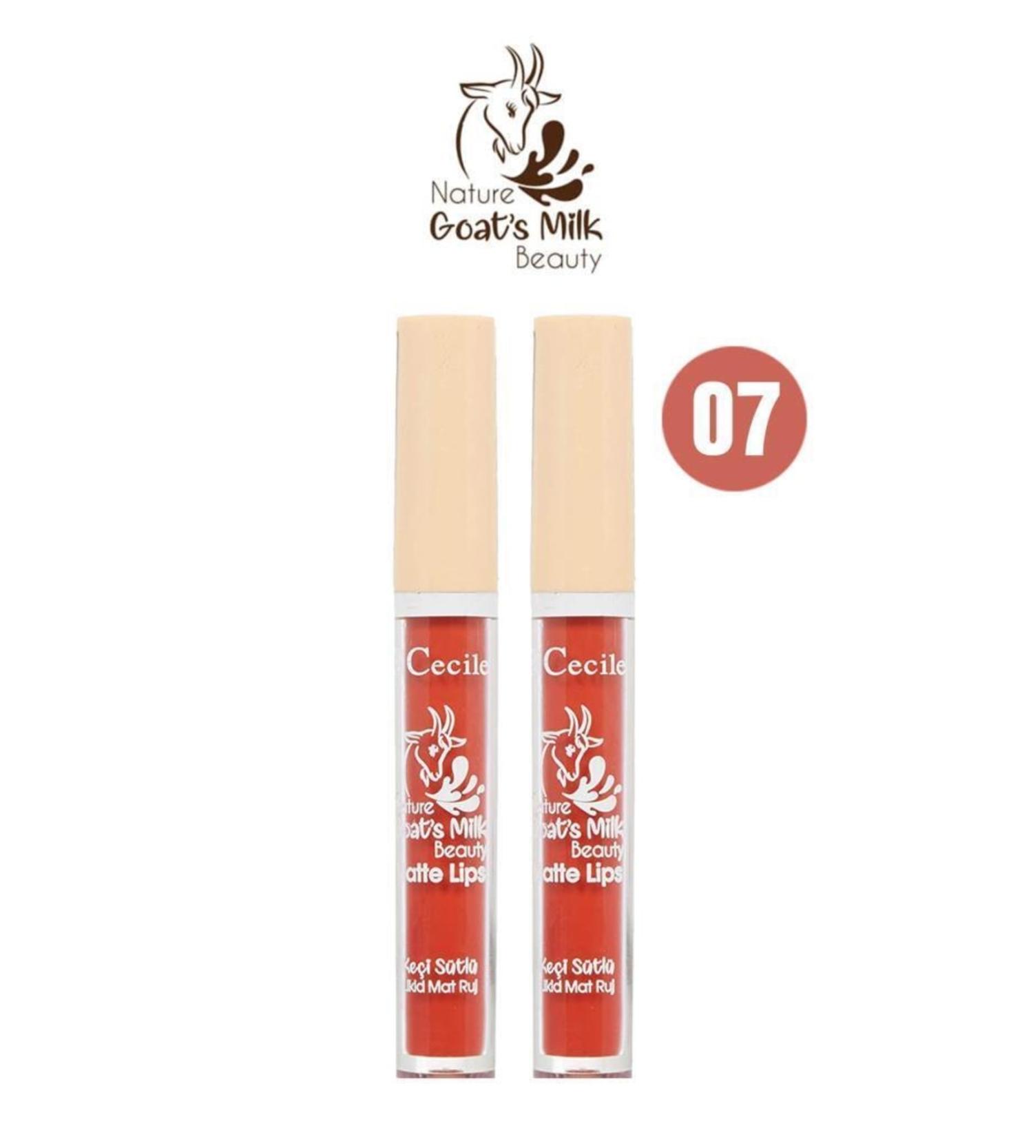 Cecile Goat Milk Matte Lips 07 X2