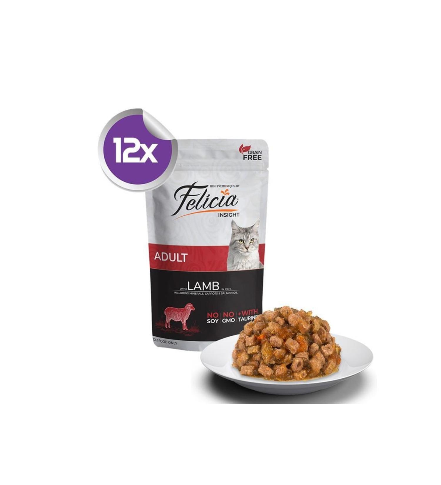 Felicia Lamb Grain-Free Adult Cat Canned Food 12x85gr