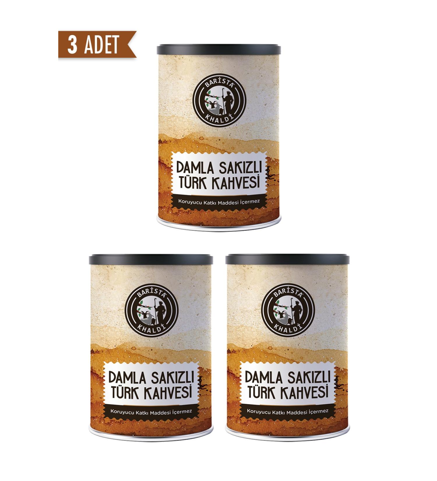 Barista Khaldi Mastic Turkish Coffee 250gr X 3 Pieces