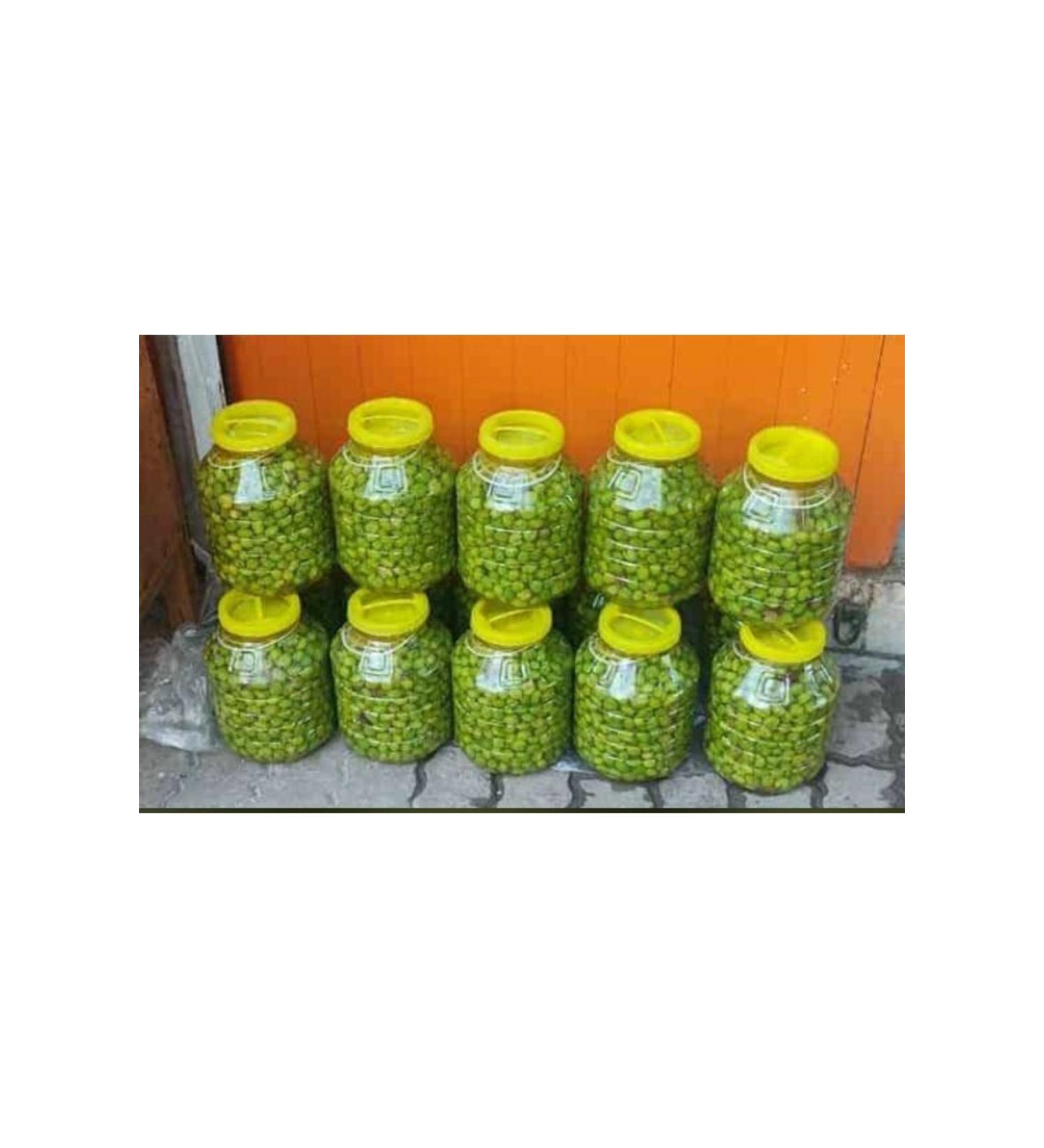 G KHAN KARABACAK SPICES & NUTS Gemlik Green Organic Olives 3 Kg