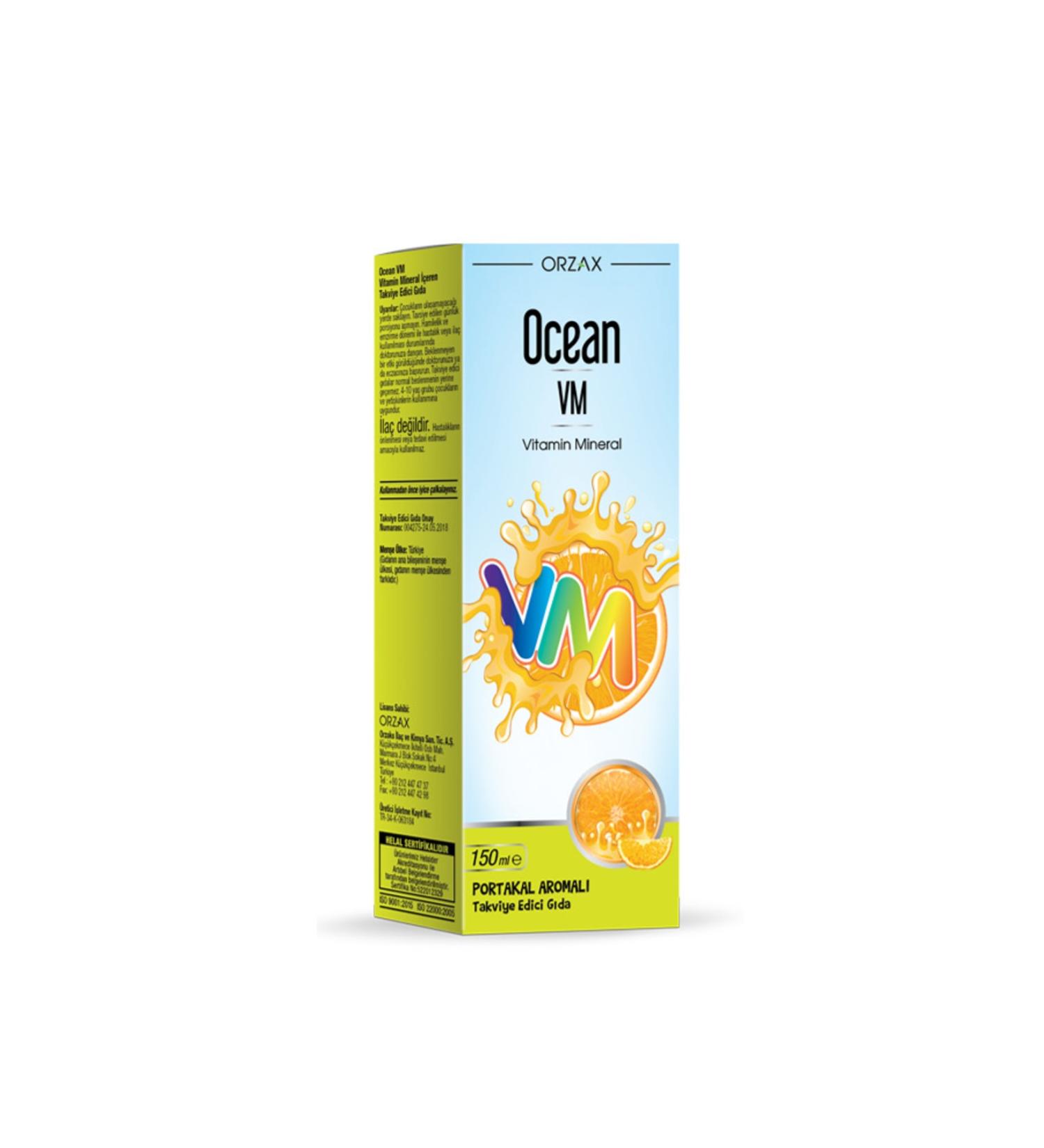 Ocean Vitamin Mineral Syrup 150 ml