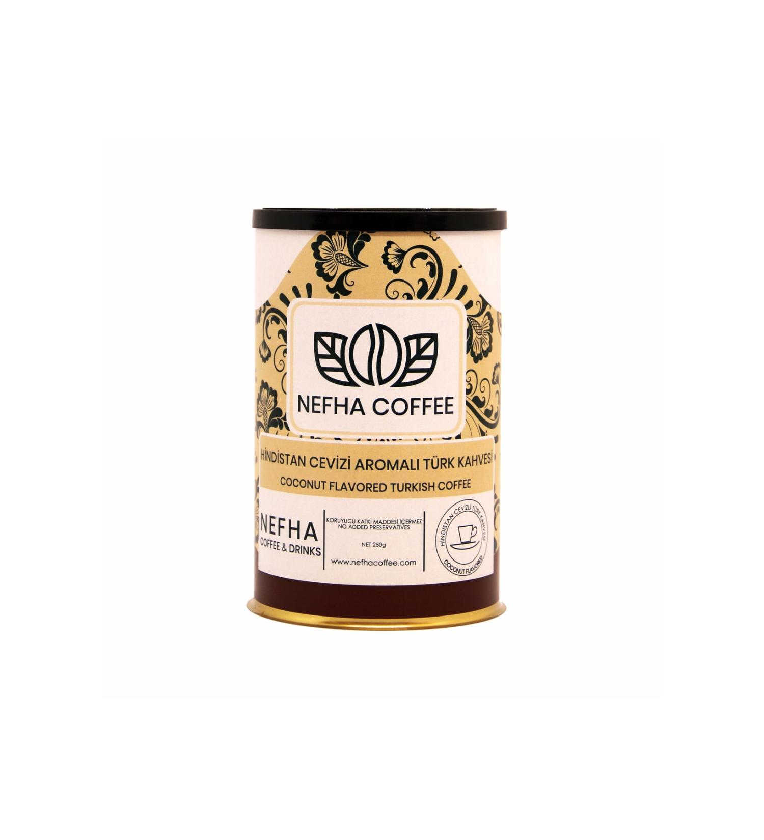 Nefha Coffee Coconut Flavored Turkish Coffee