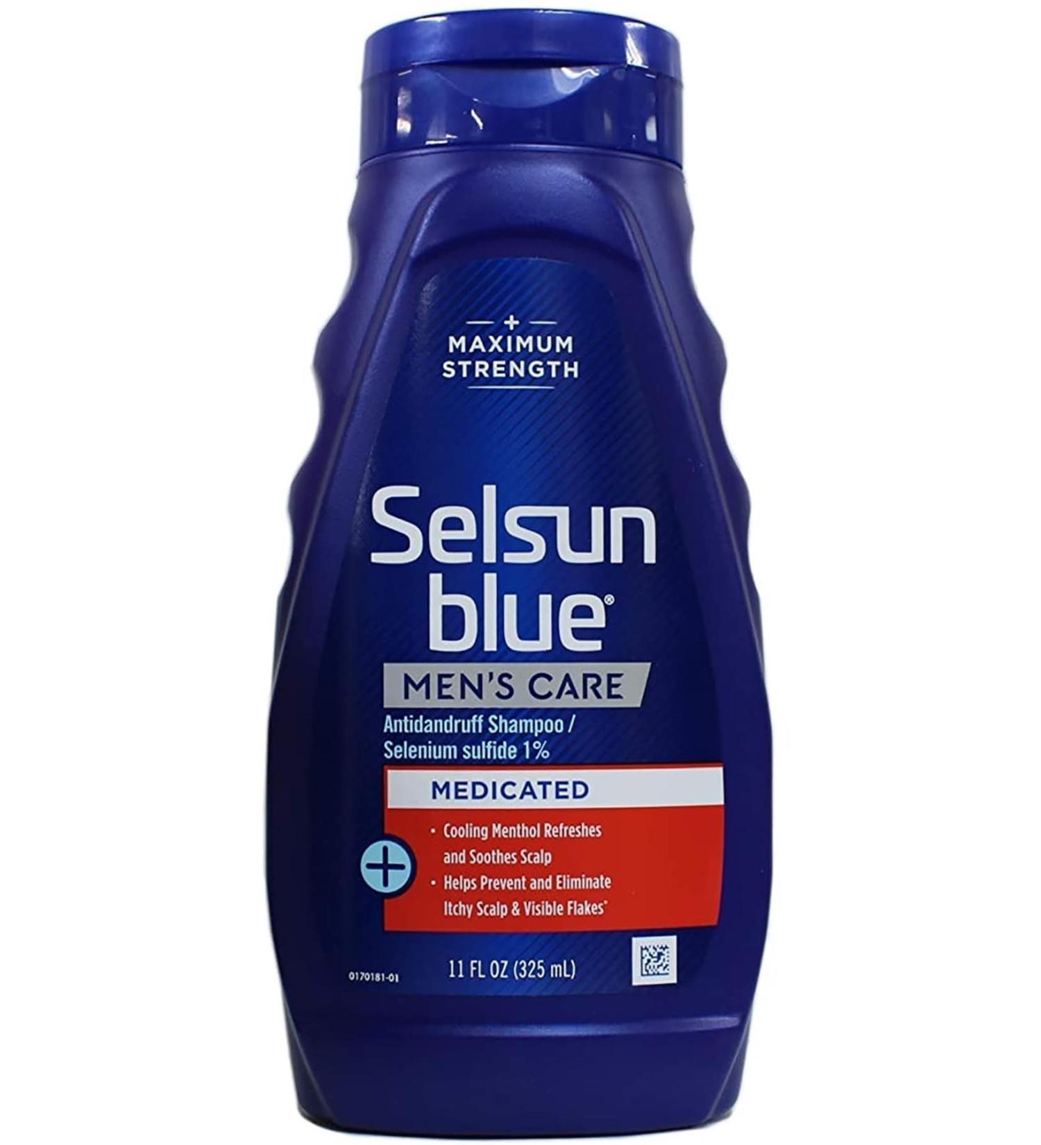 Selsun Blue Mens Care Maximum Strength Menthol Dandruff Shampoo 325ml