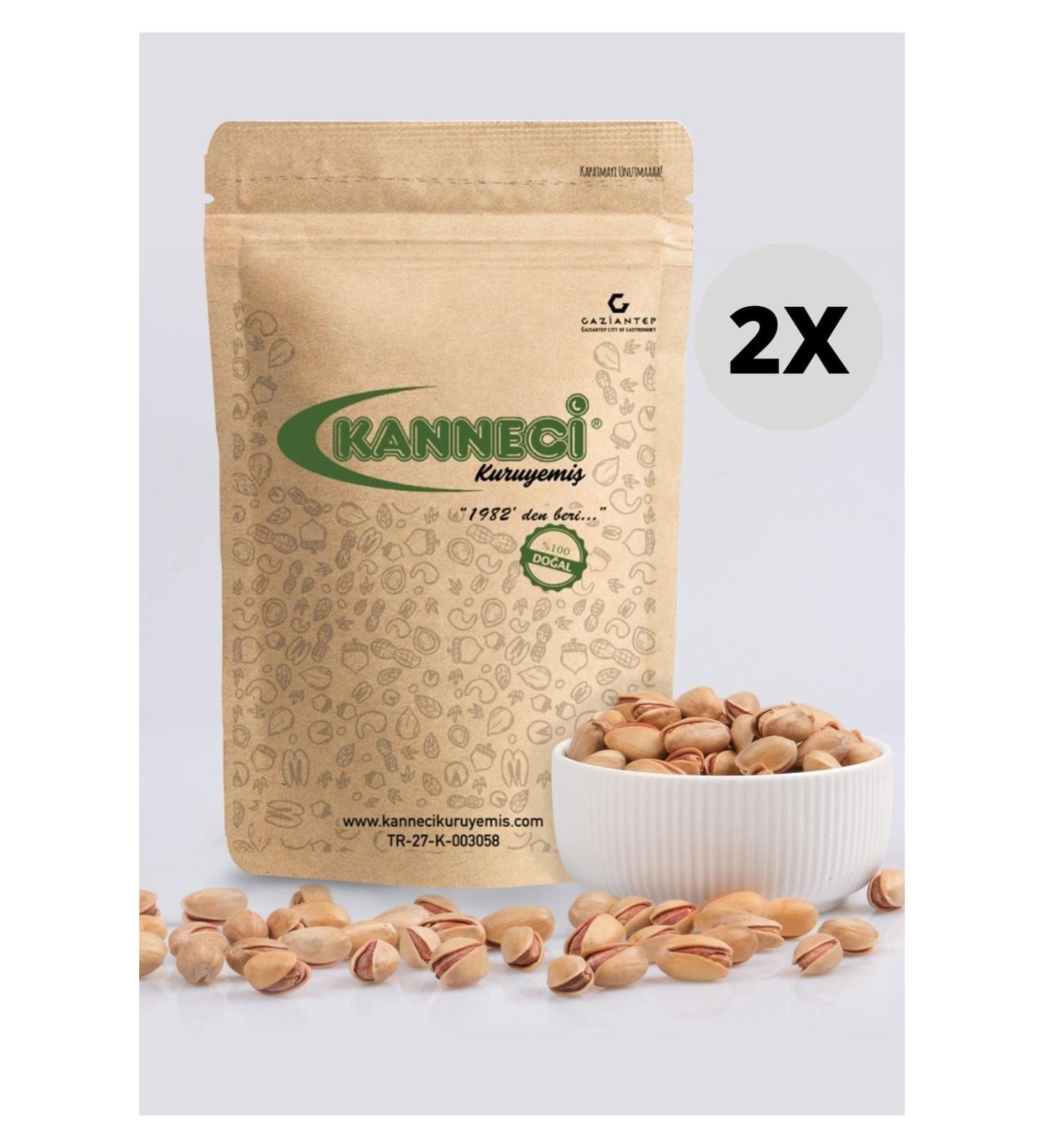 KANNEC Roasted Siirt Pistachios 2x1 Kg