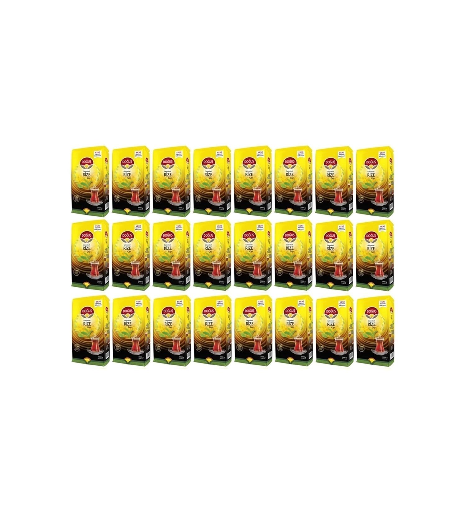 Dogus Rize Tea 24 X 1 Kg Traditional Yellow Package
