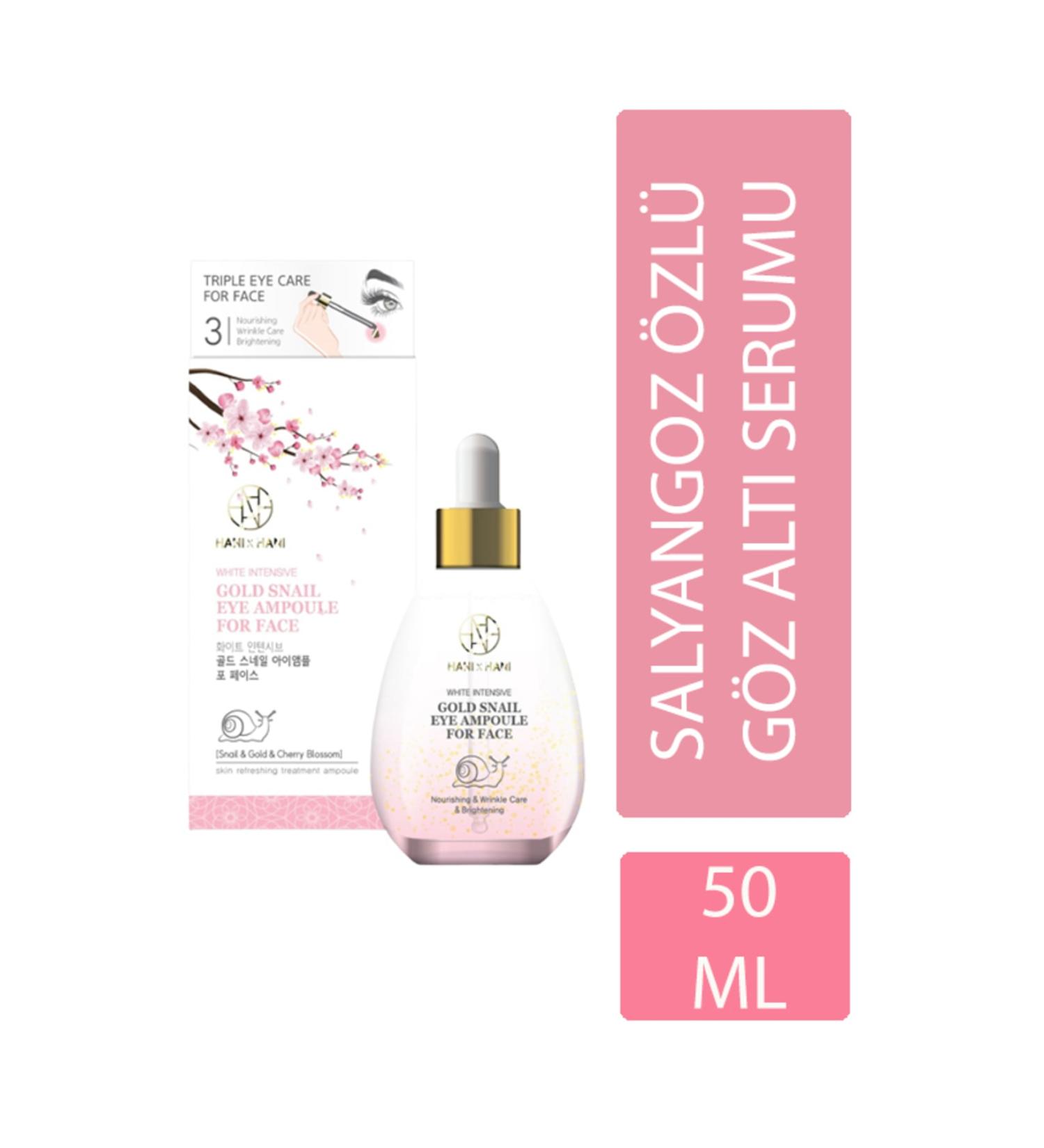 HANIxHANI White Intensive Gold Sna l Eye Ampoule For Face