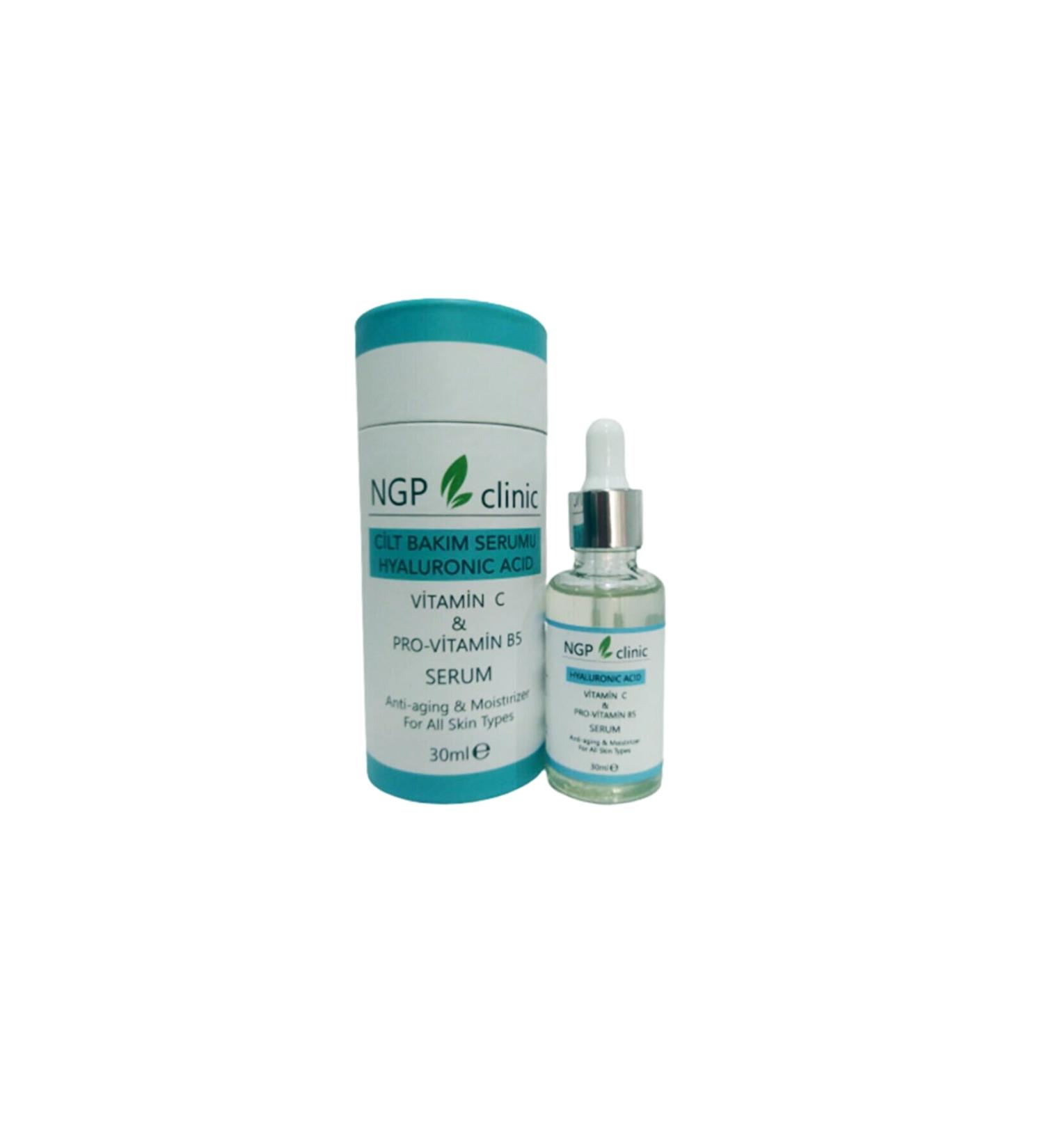 NGP-CLINIC Hyaluronic Acid Skin Care Serum (vitamin C & Pro-vitamin B5)