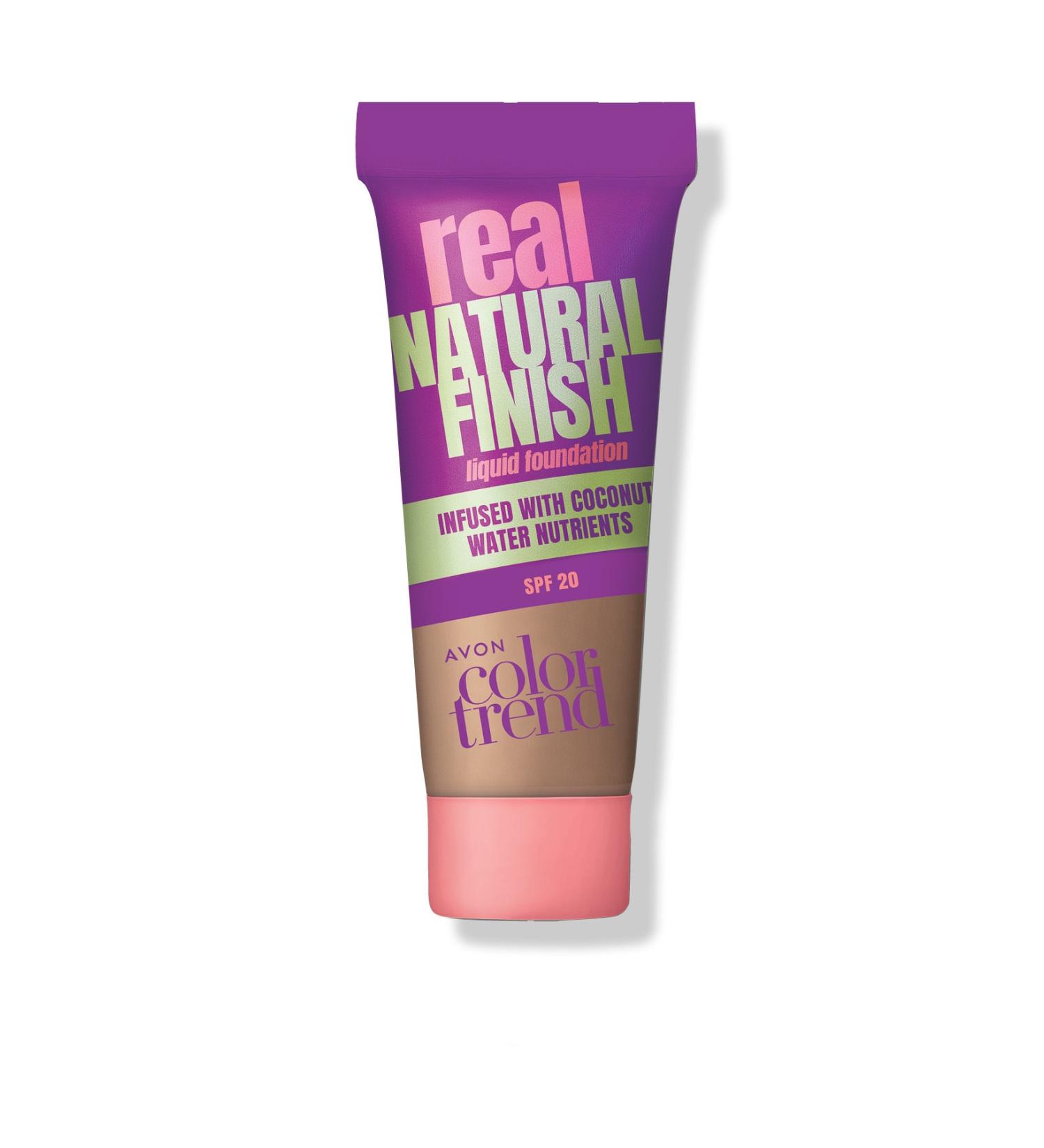 Avon Real Natural Finish Liquid Foundation 30 Ml. Natural Beige - Buy Online on GoSupps.com