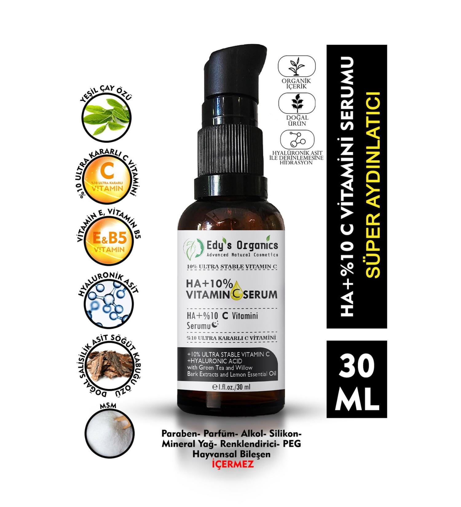 Edy's Organics Ha+ Vitamin C Serum 30 ml