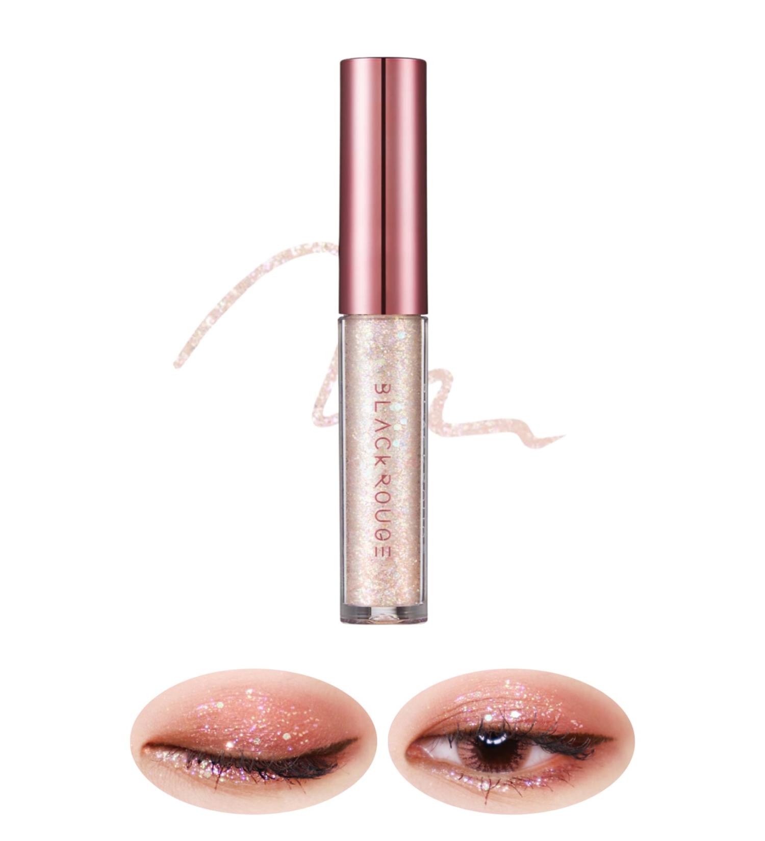 Pearlvely Glitter Candy Star Intensely Pigmented Liquid Eyeshadow with Black Rouge Glitter - Buy Online on GoSupps.com