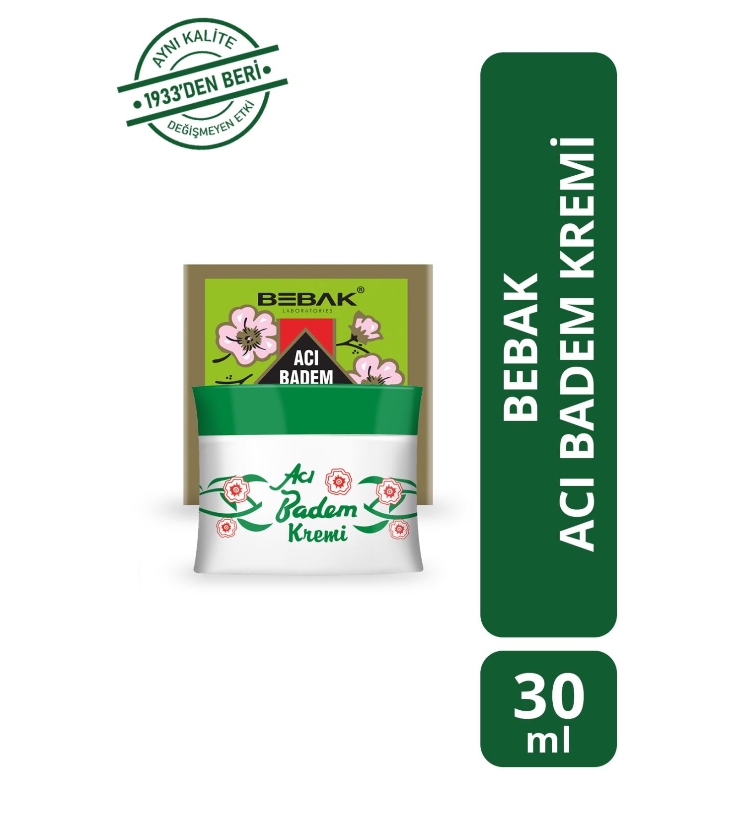 Bebak Moisturizing Bitter Almond Cream 30 gr