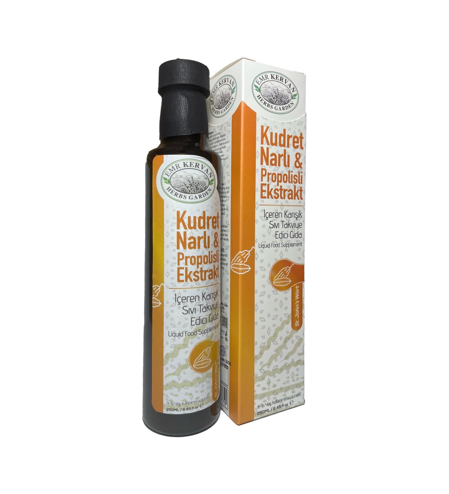 Emr Kervan Herbs Garden Liquid Food Supplement Containing Pomegranate & Propolis Extract 250ml