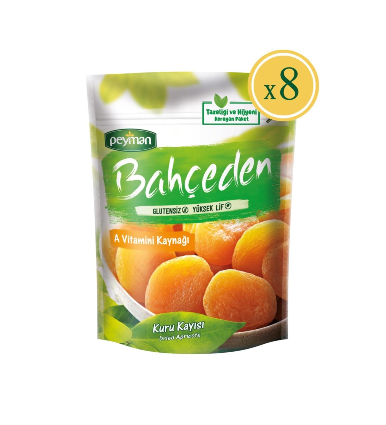 Peyman Garden Dried Apricots 165 Gr X 8 Pieces