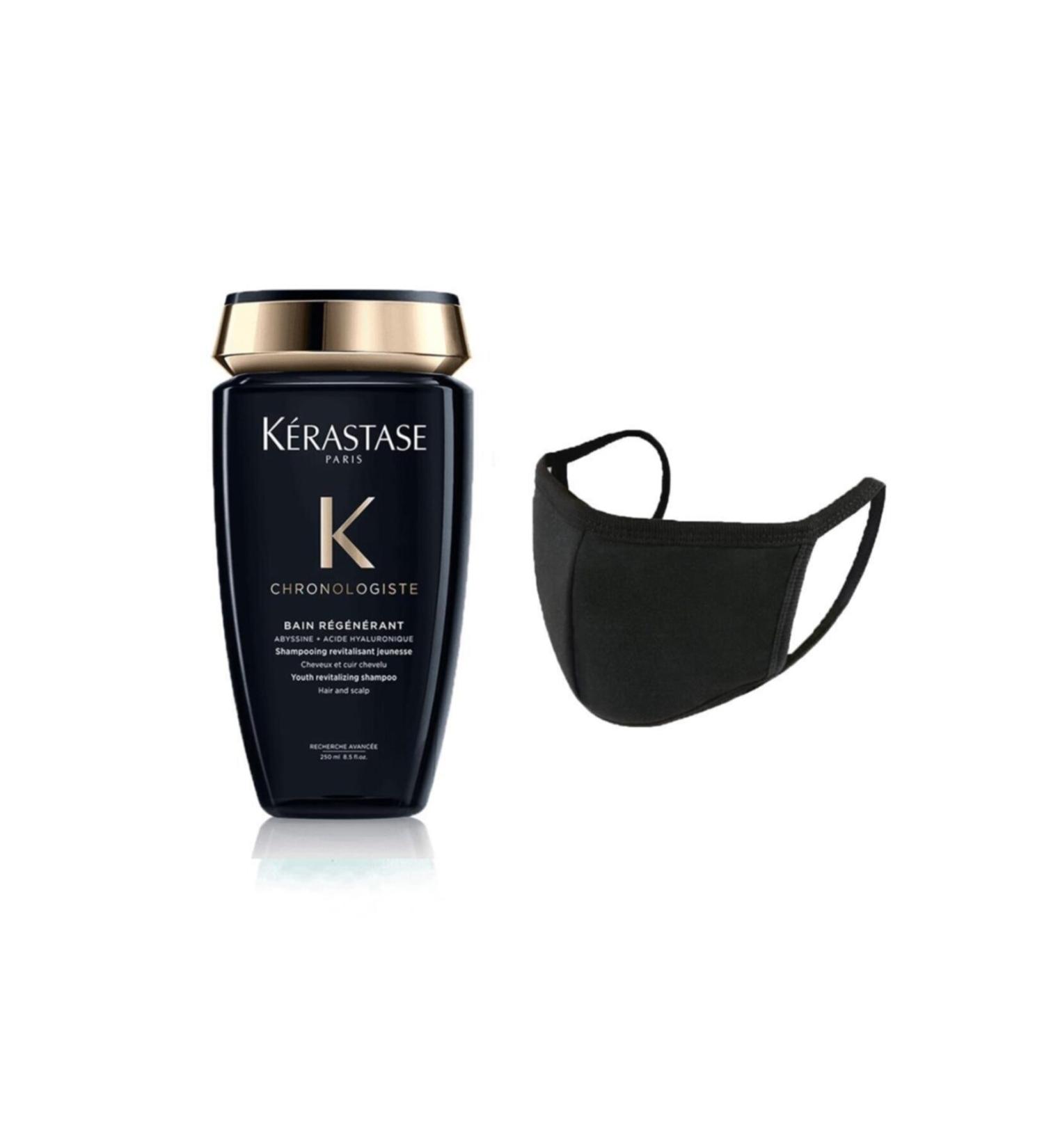 Kerastase Chronologiste Regenerant Shampoo 250 Ml + Black Mask