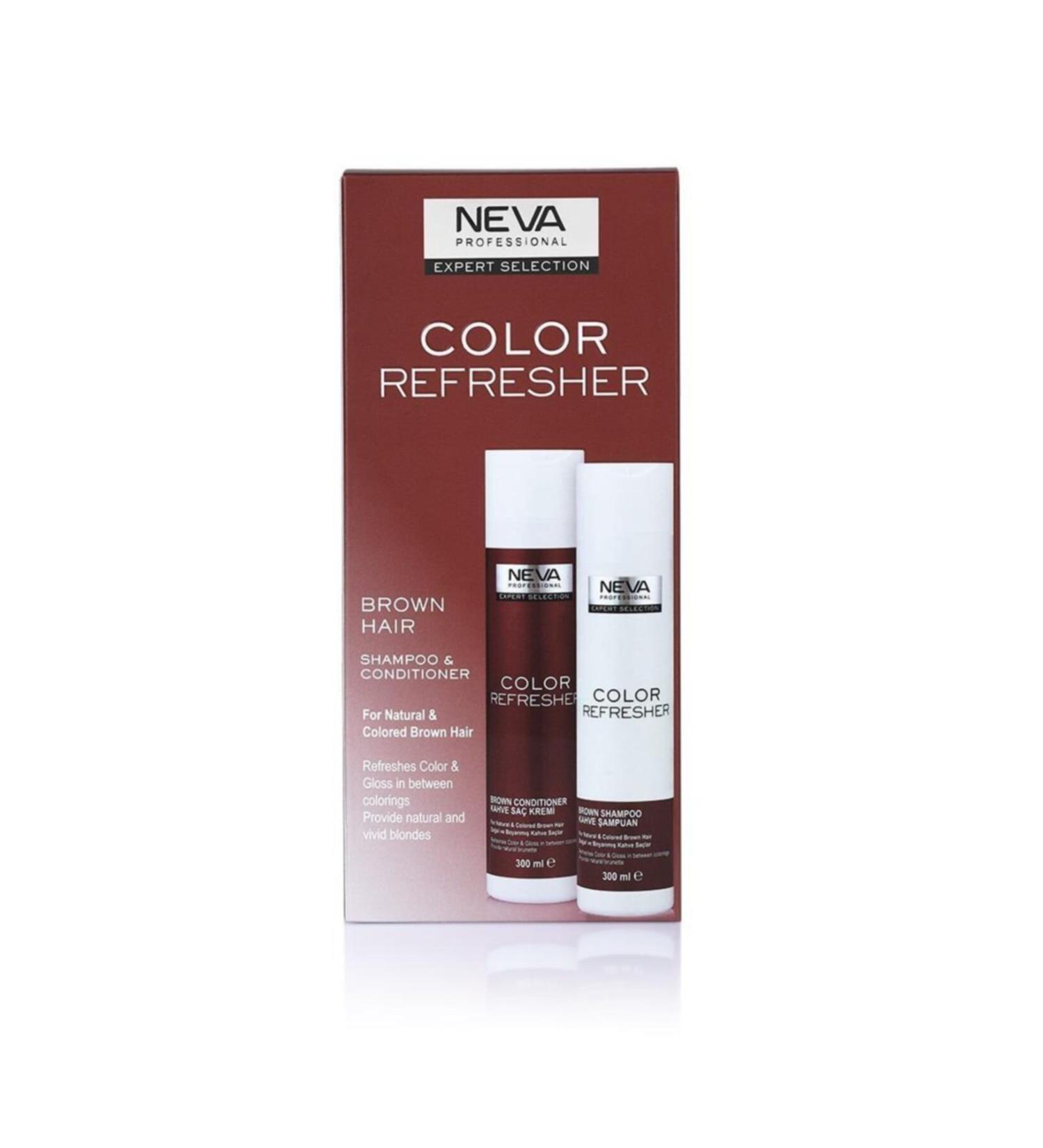 Neva Color Refresher- Color Refreshing Coffee Shampoo & Cream Set 300 ml*2