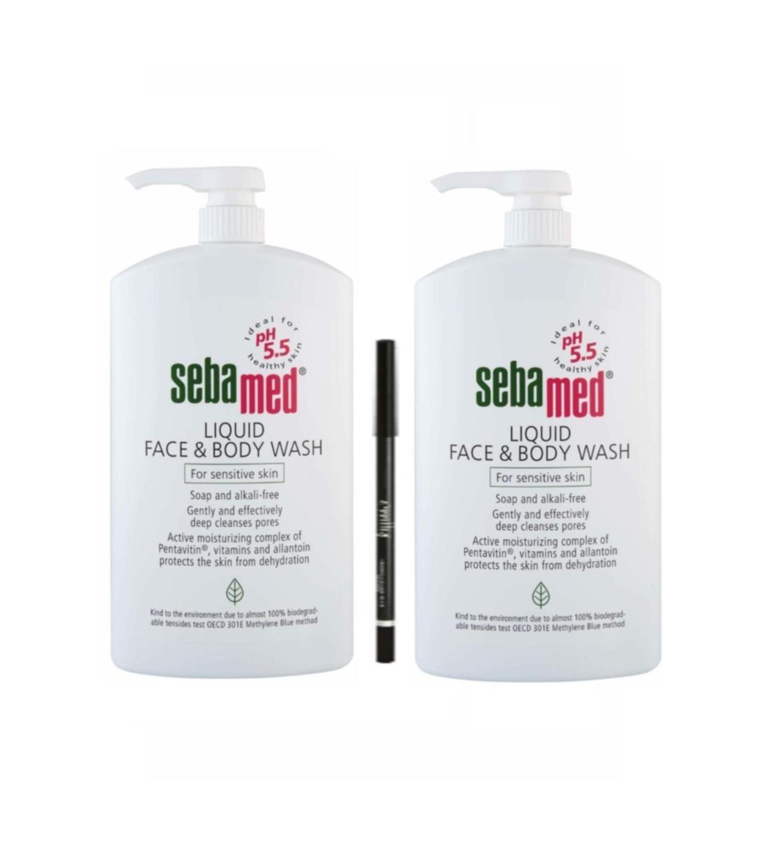 Sebamed Liquid Face and Body Cleansing Gel 1000 ml X 2 Pieces