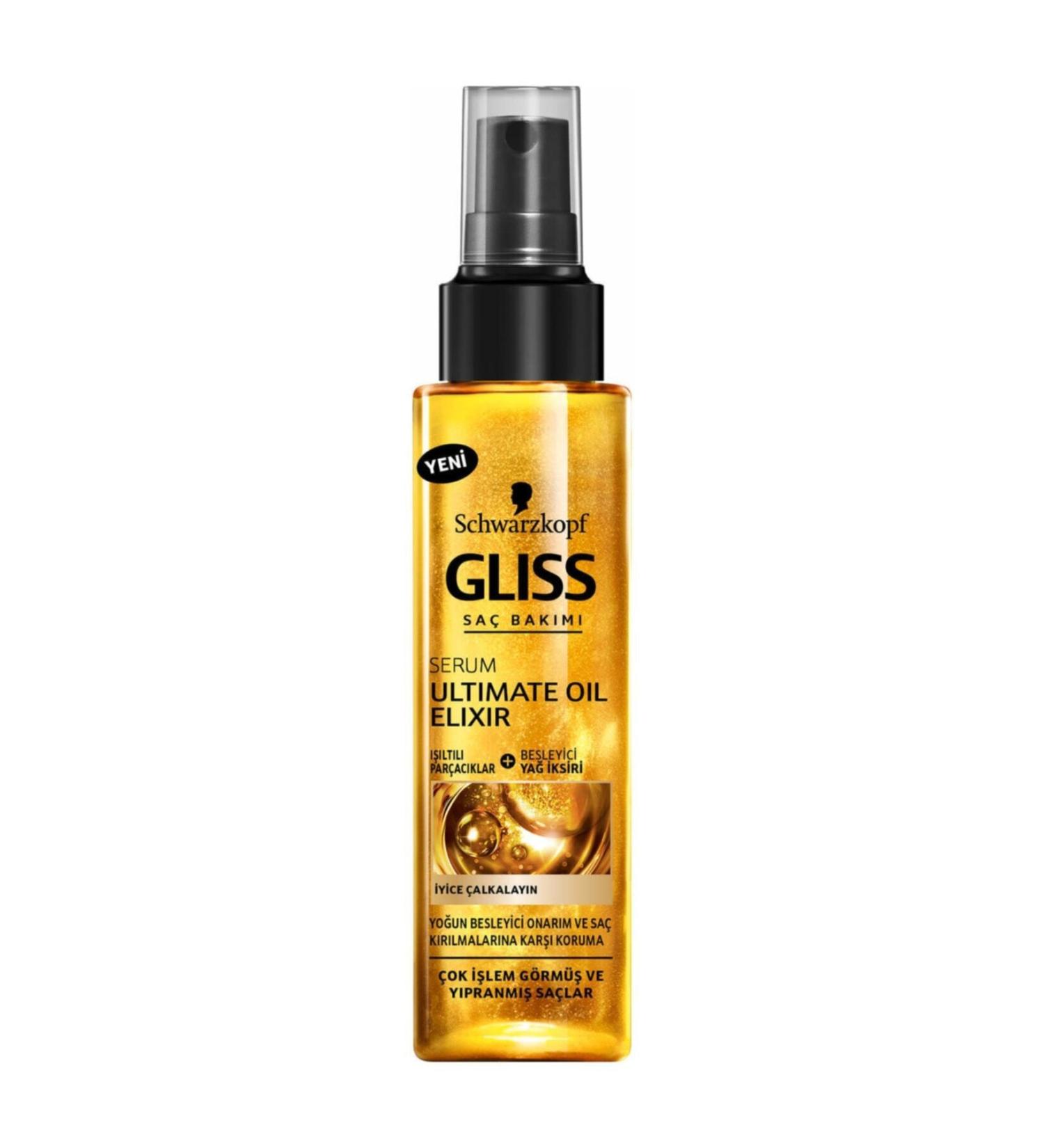 Schwarzkopf Gliss Ultimate Oil Elixir Moisturizing Hair Care Serum 100 ml