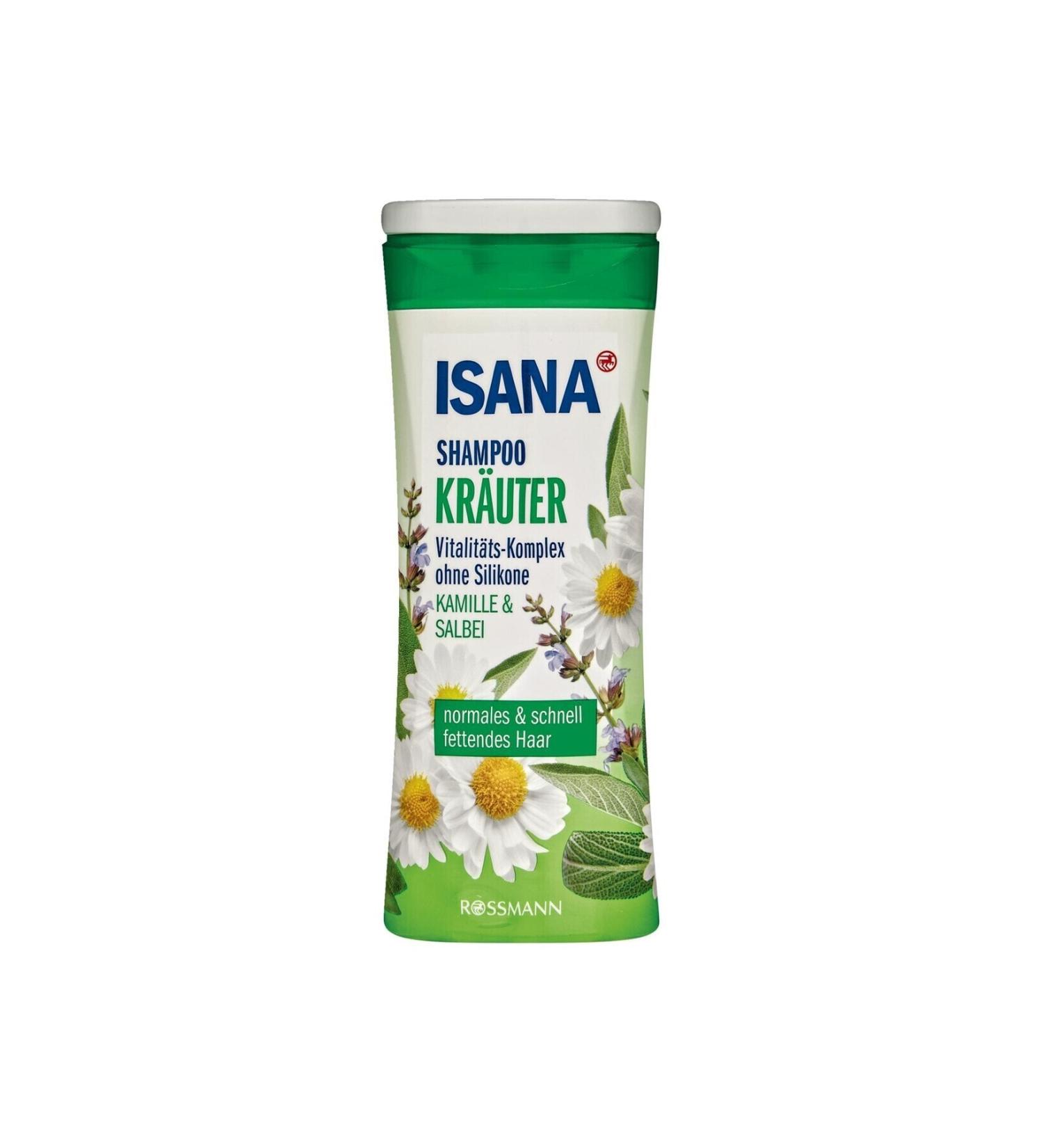 ISANA Shampoo Chamomile and Sage 300 Ml