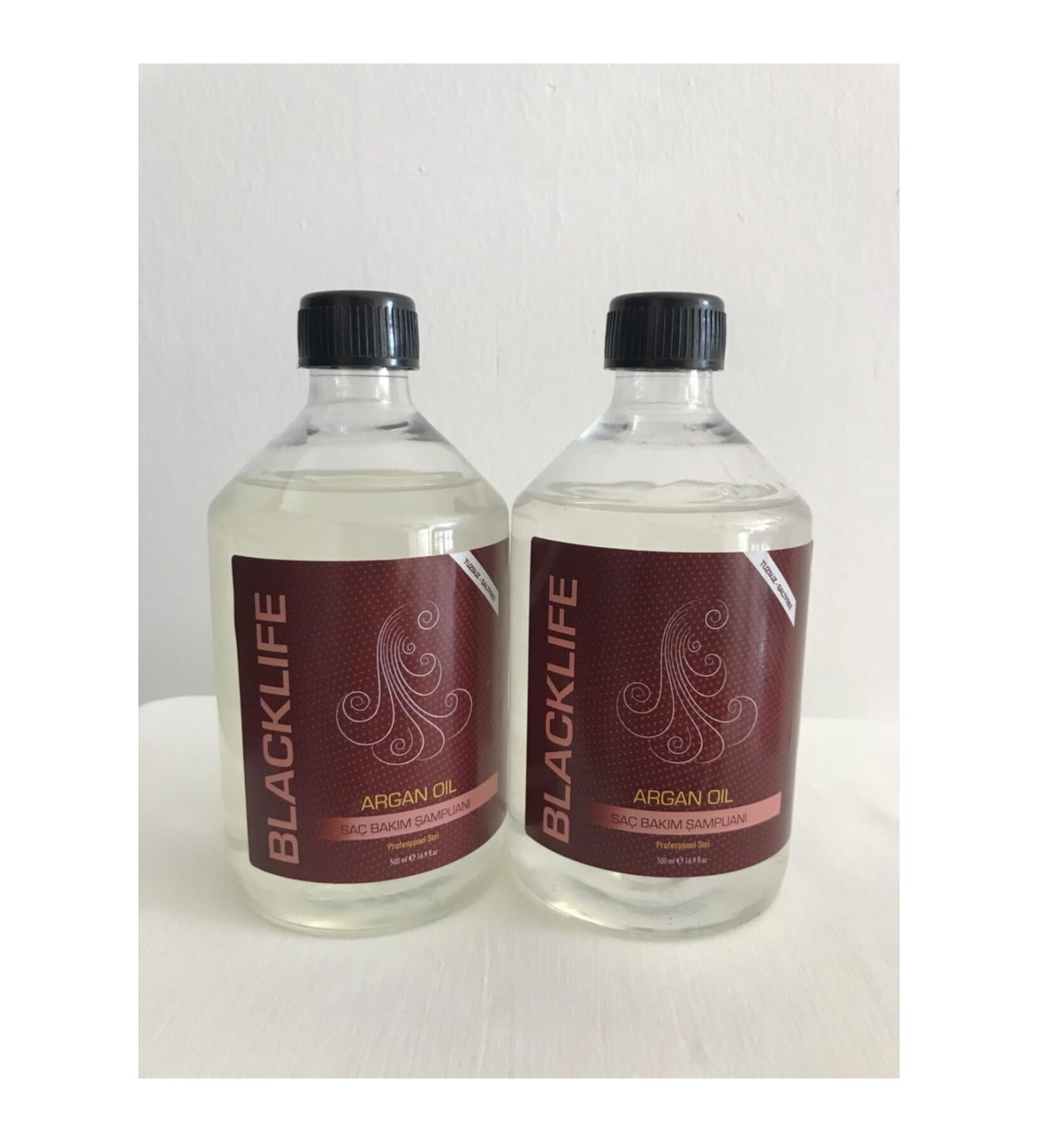 Blacklife Cosmetics Argan Oil Salt-Free Hair Care Shampoo