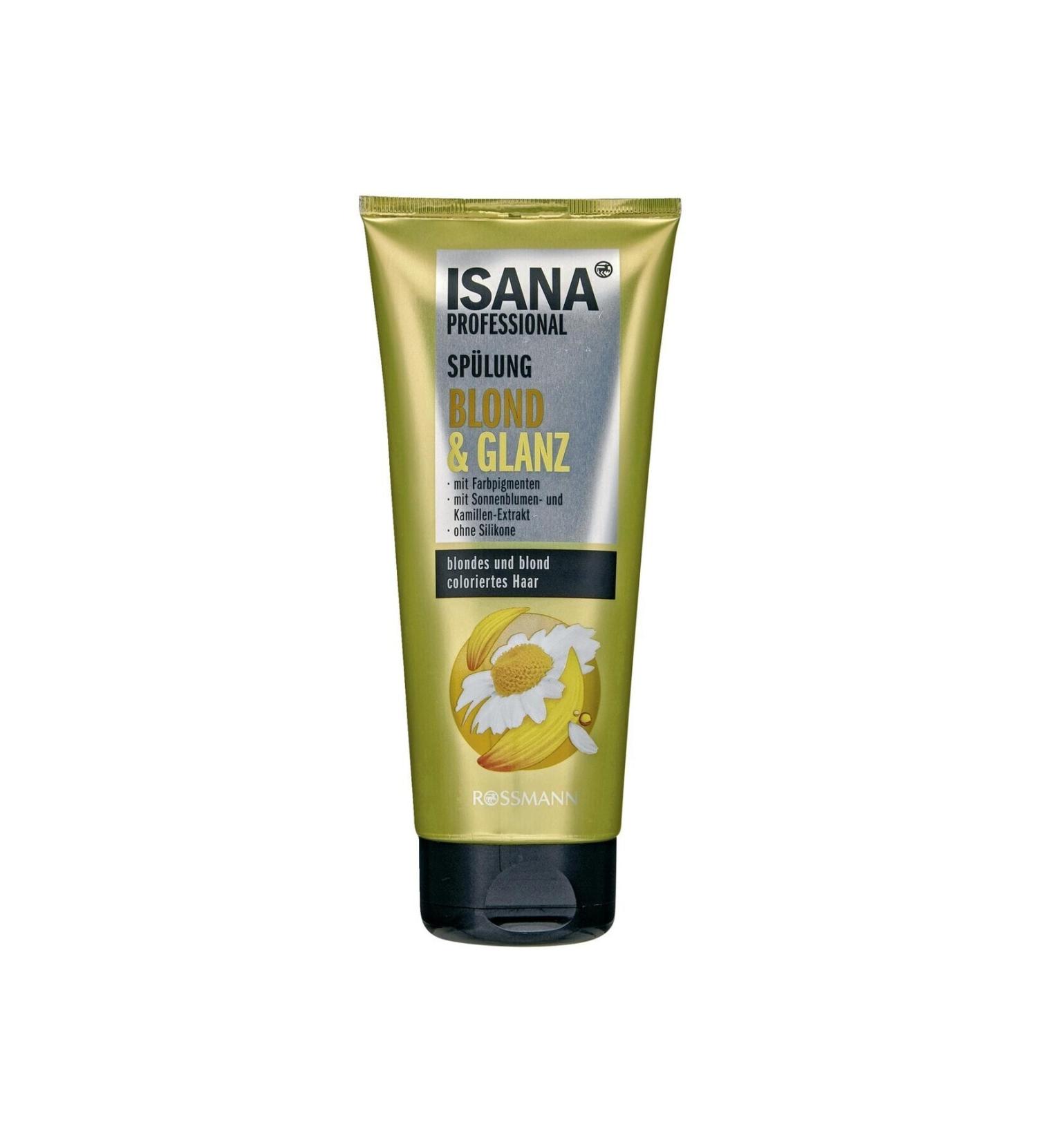 ISANA Professional Hair Conditioner For Natural Blonde And Blonde Dyed Hair Sunflower Seeds And
