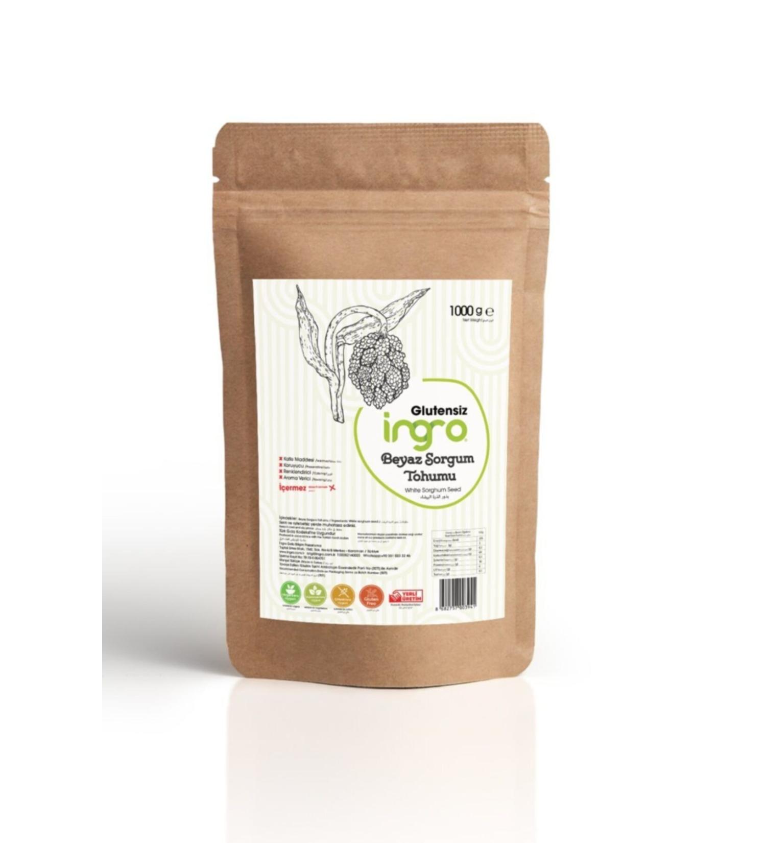 Ingro White Sorghum Seed 1000 gr