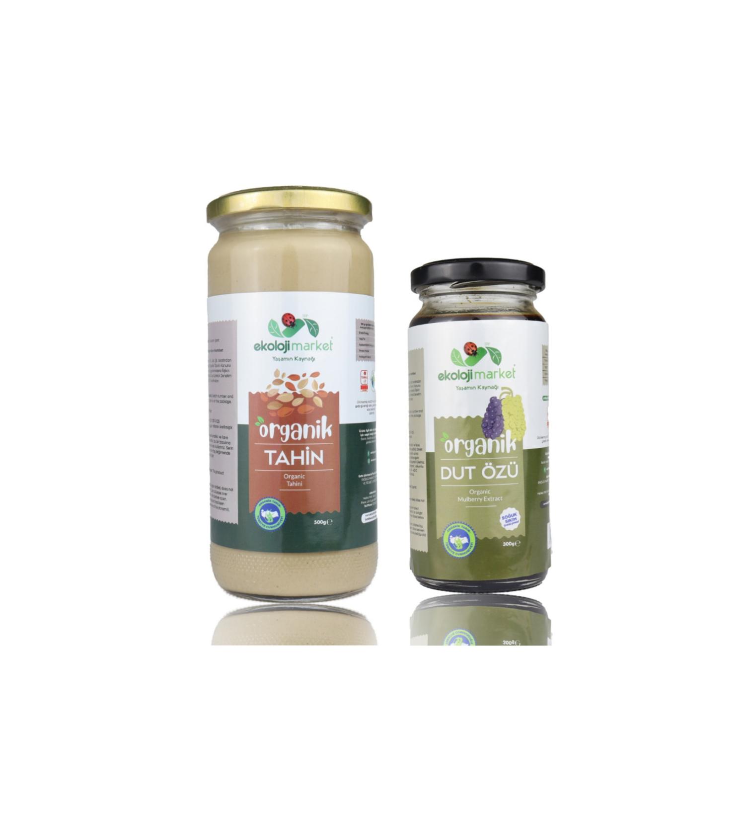Ecology Market Organic Tahini 500 gr and Mulberry Extract 300 gr - Buy Online on GoSupps.com