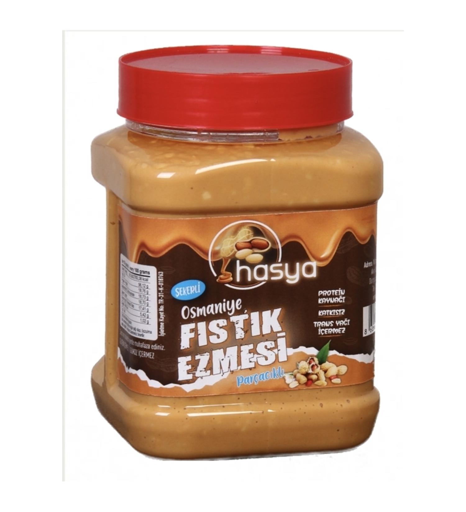 Hasya Osmaniye Sugary Peanut Butter 1 Kg 0 Natural Particles