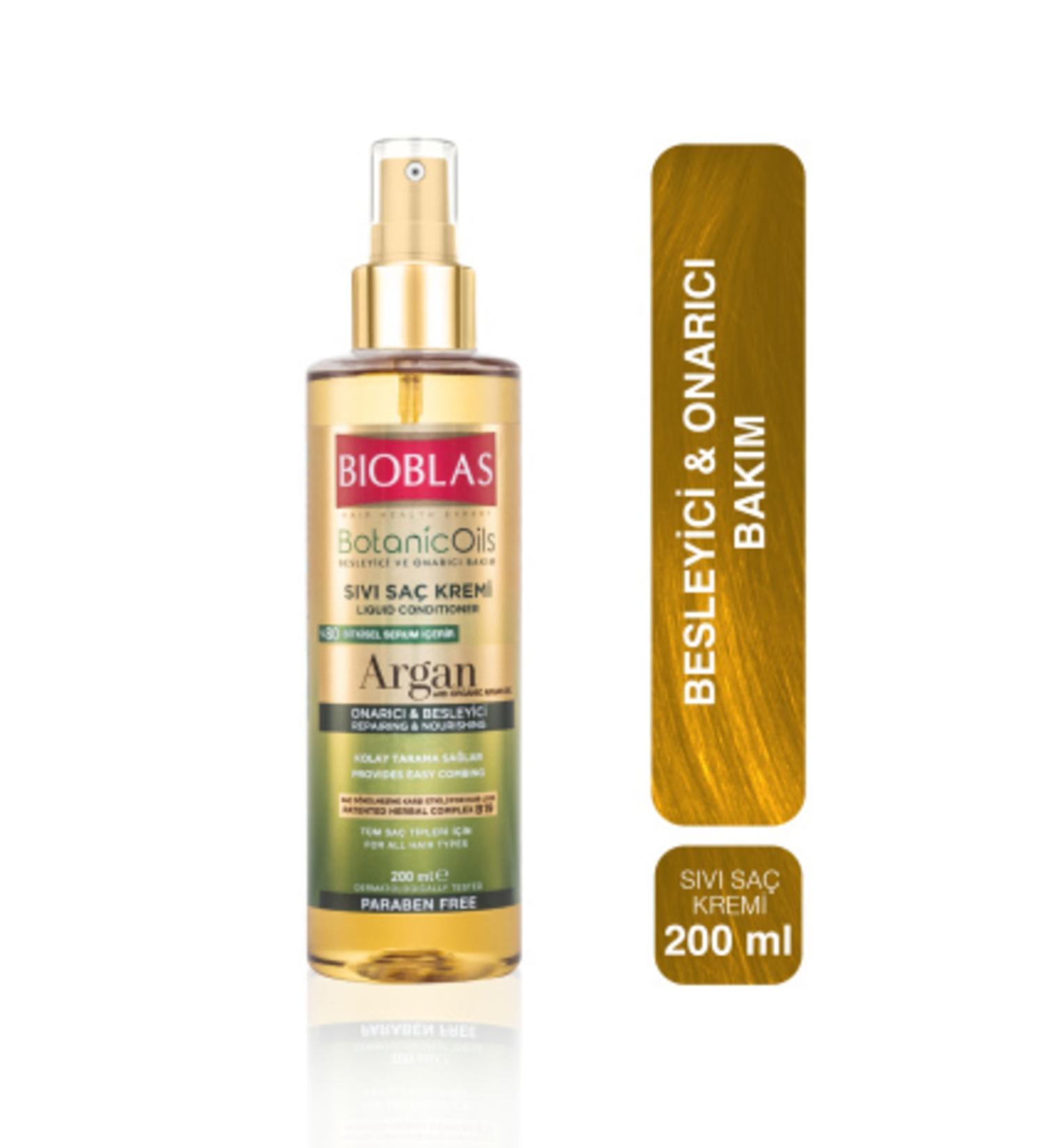 Bioblas Botanicoils Argan Oil Liquid Hair Conditioner 200ml - Buy Online on GoSupps.com