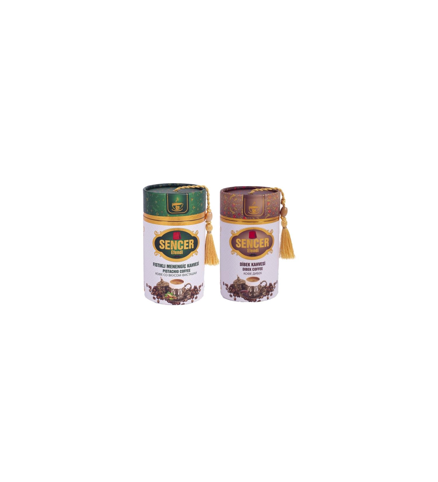 SENCER EFEND 1 Piece 250gr Dibek Coffee + 1 Piece 250gr Pistachio Menengi Coffee