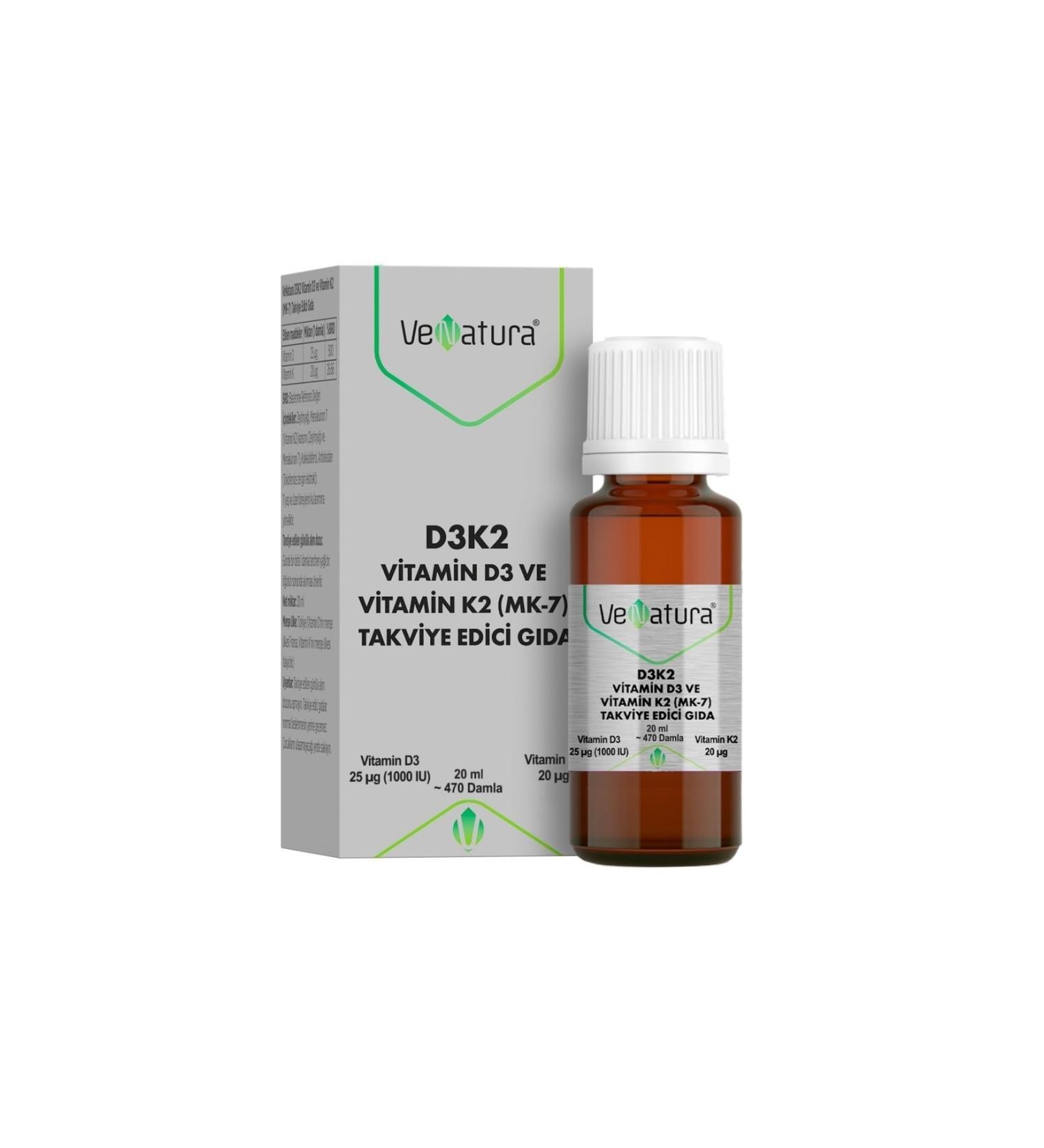 Venatura D3 K2 Drops 20 Ml