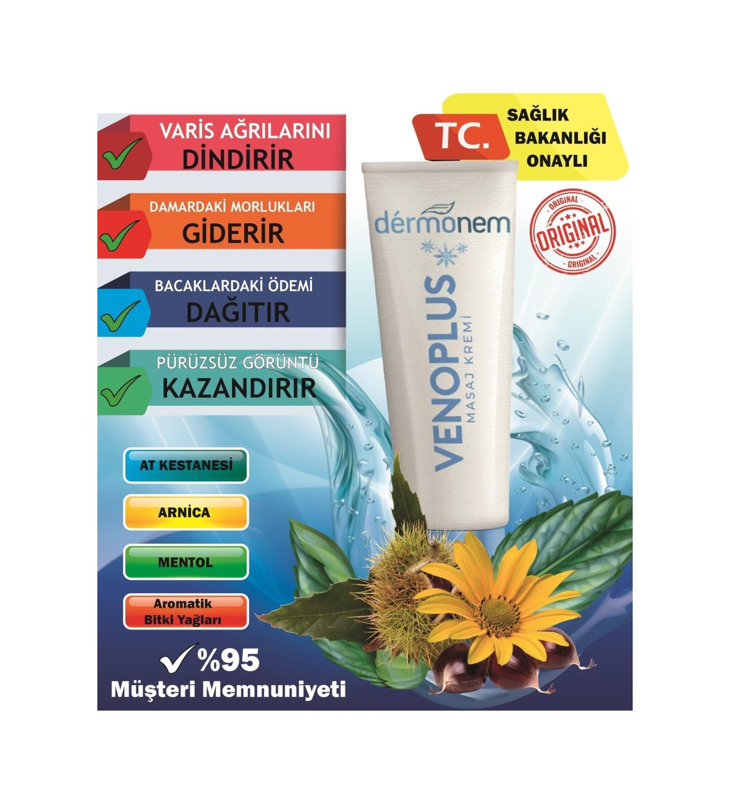DermoNem Venoplus Cream - Buy Online on GoSupps.com