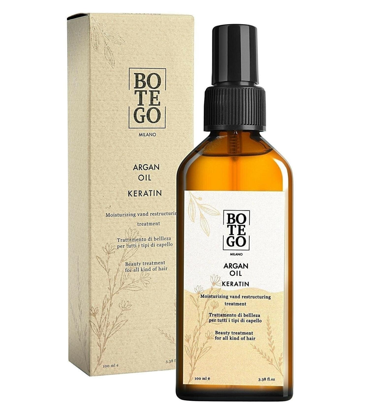 Botego Milano Moisturizing Repairing Argan & Keratin Care Serum for Extremely Damaged Hair 100ml456
