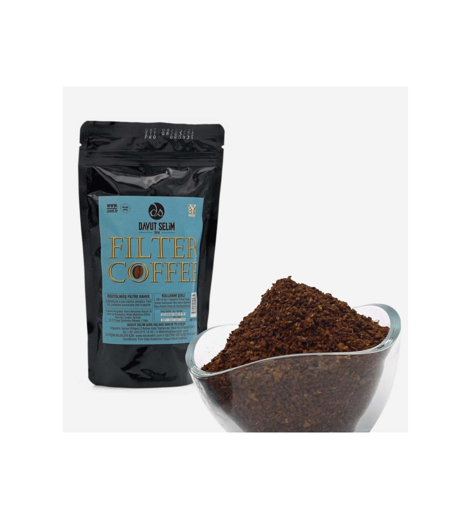 Davut Selim Ground Filter Coffee 150 G Regular Drink