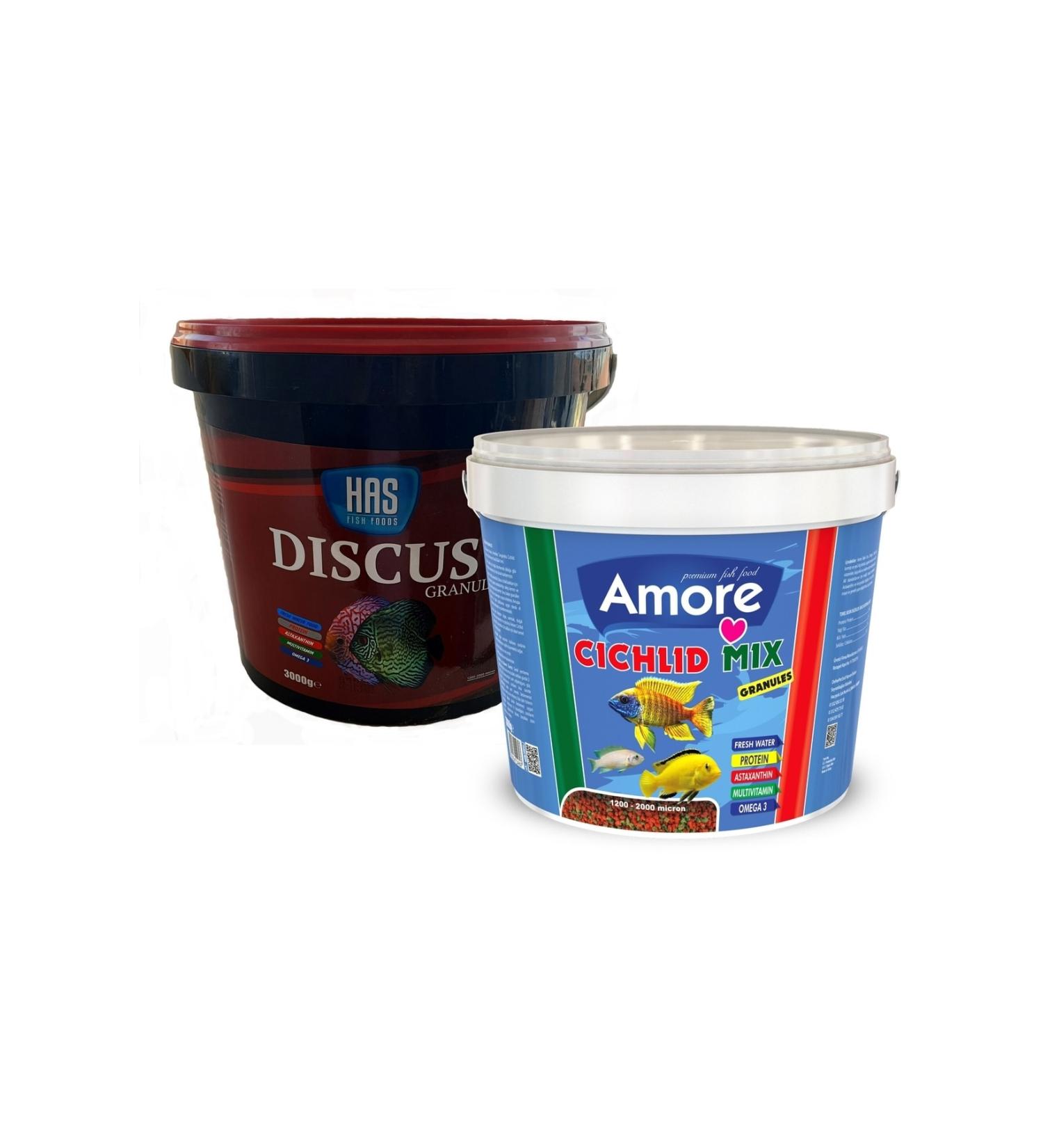 Has Discus Granules And Cichlid Mix Granules Aquarium Fish Food