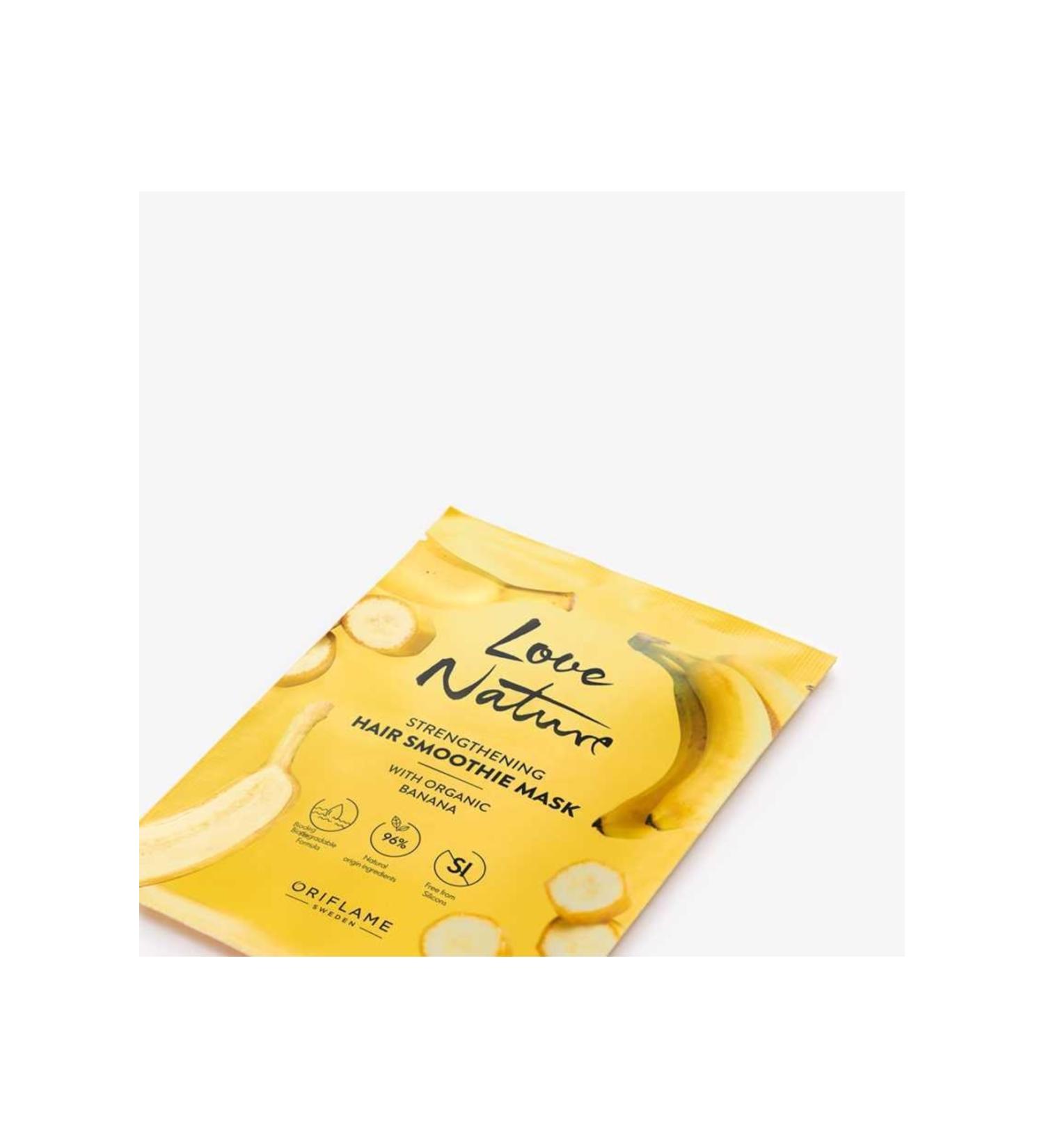Oriflame Love Nature Strengthening Hair Mask with Organic Banana - Buy Online on GoSupps.com