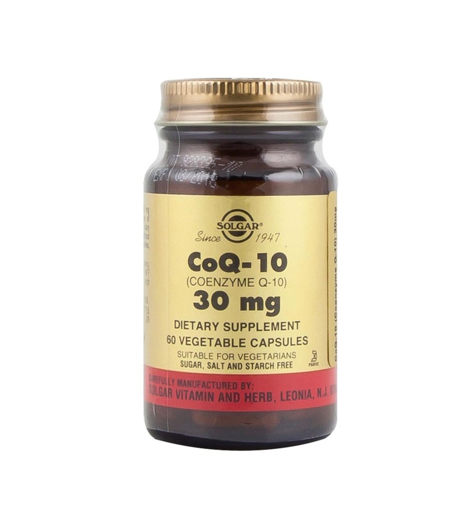 Solgar Coenzyme Q-10 30 mg 60 Capsules