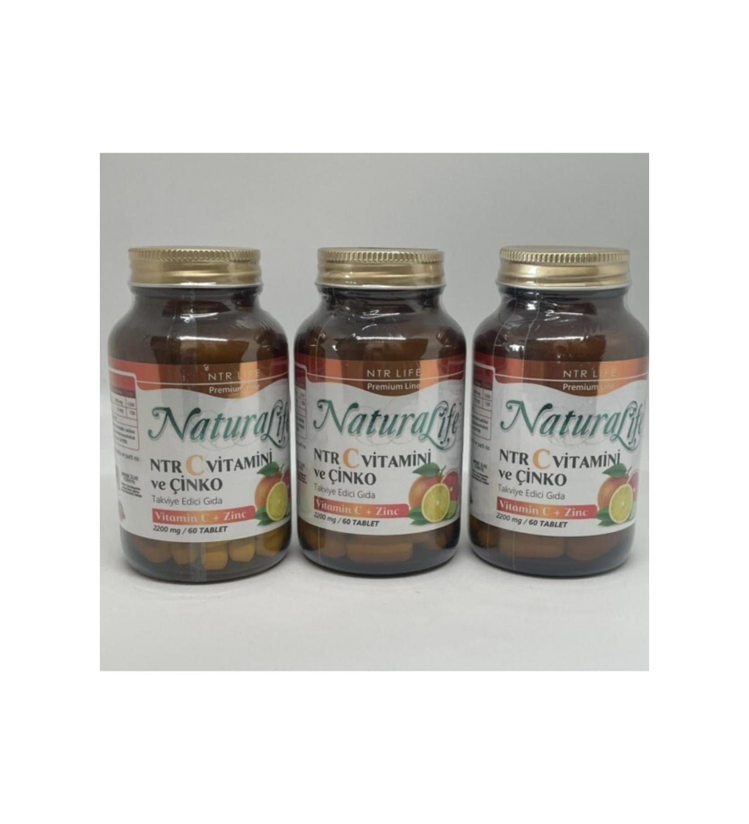 Natural Life Ntr Vitamin C + Zinc 3 Pieces