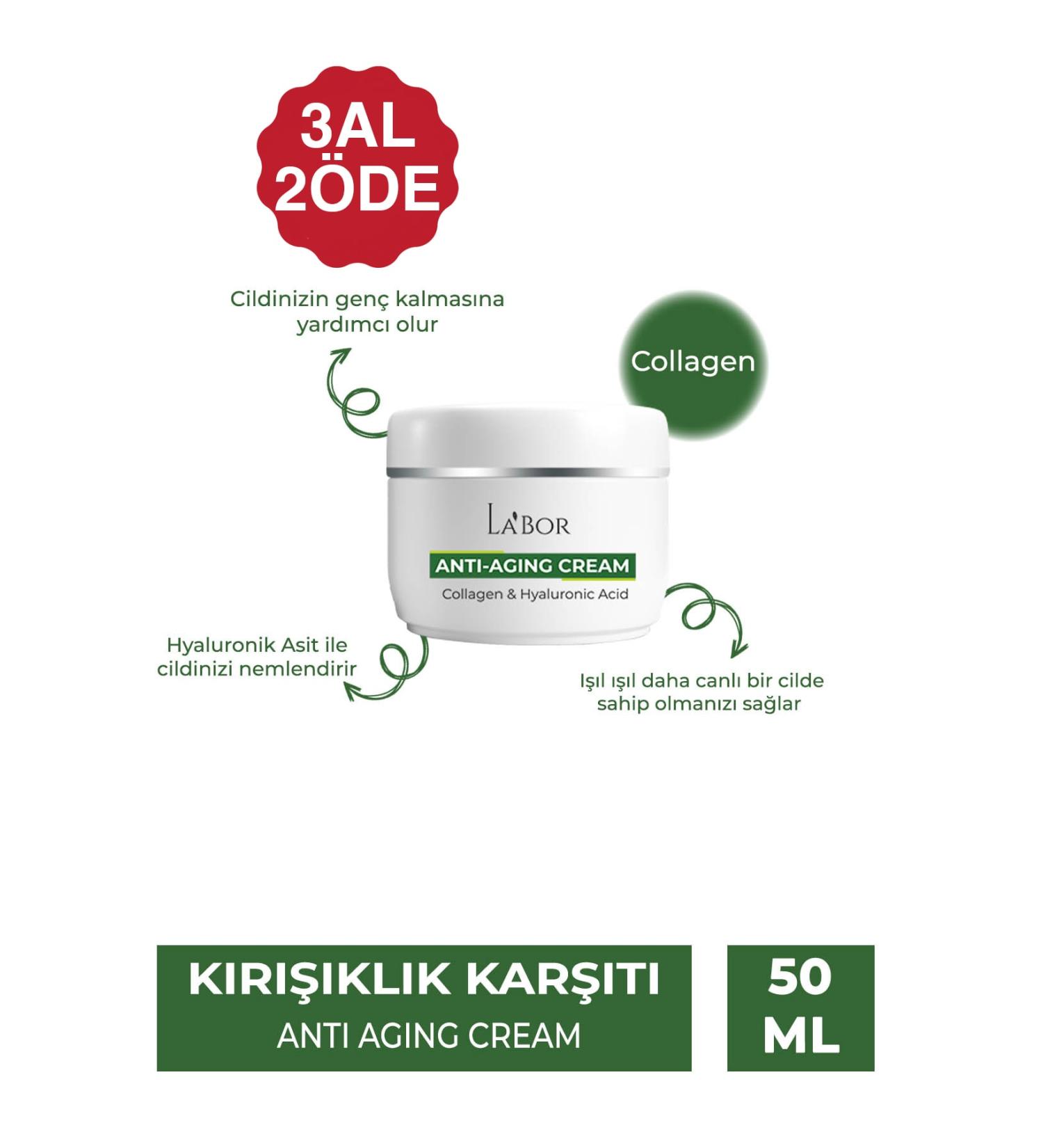 LABOR La'bor Anti-aging Botox Cream 50ml - Buy Online on GoSupps.com