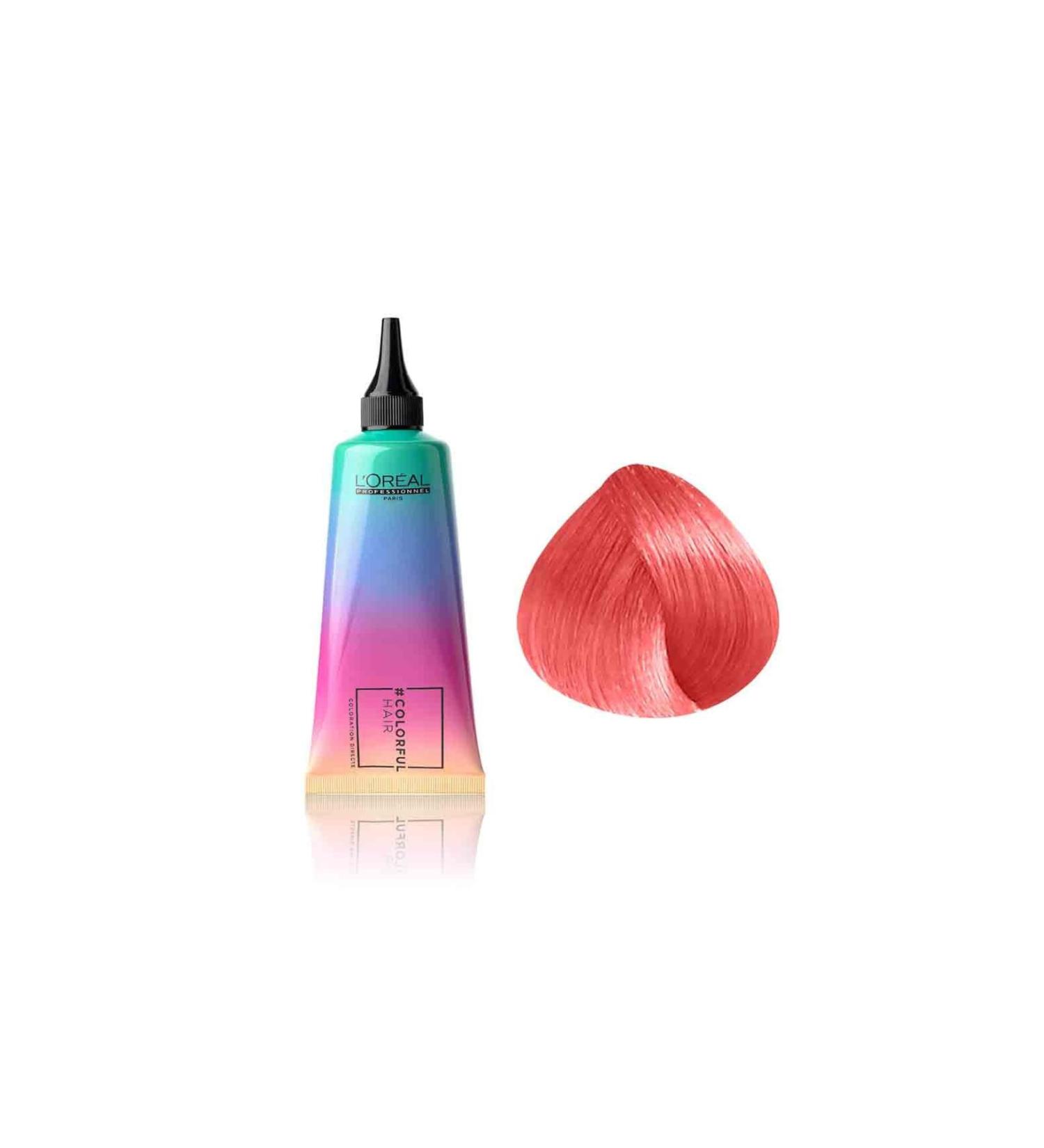 L'oreal Professionnel Colorful Hair Sunset Coral Orange Defined Semi Permament Ammonia Free Hair Color Cream 90ml